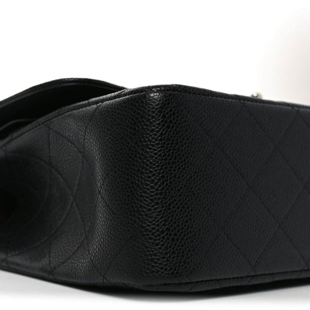 Chanel Caviar Quilted Jumbo Double Flap Black