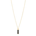 Louis Vuitton 18K Yellow Gold Blue Titanium Small Les Gastons Tag Pendant Necklace
