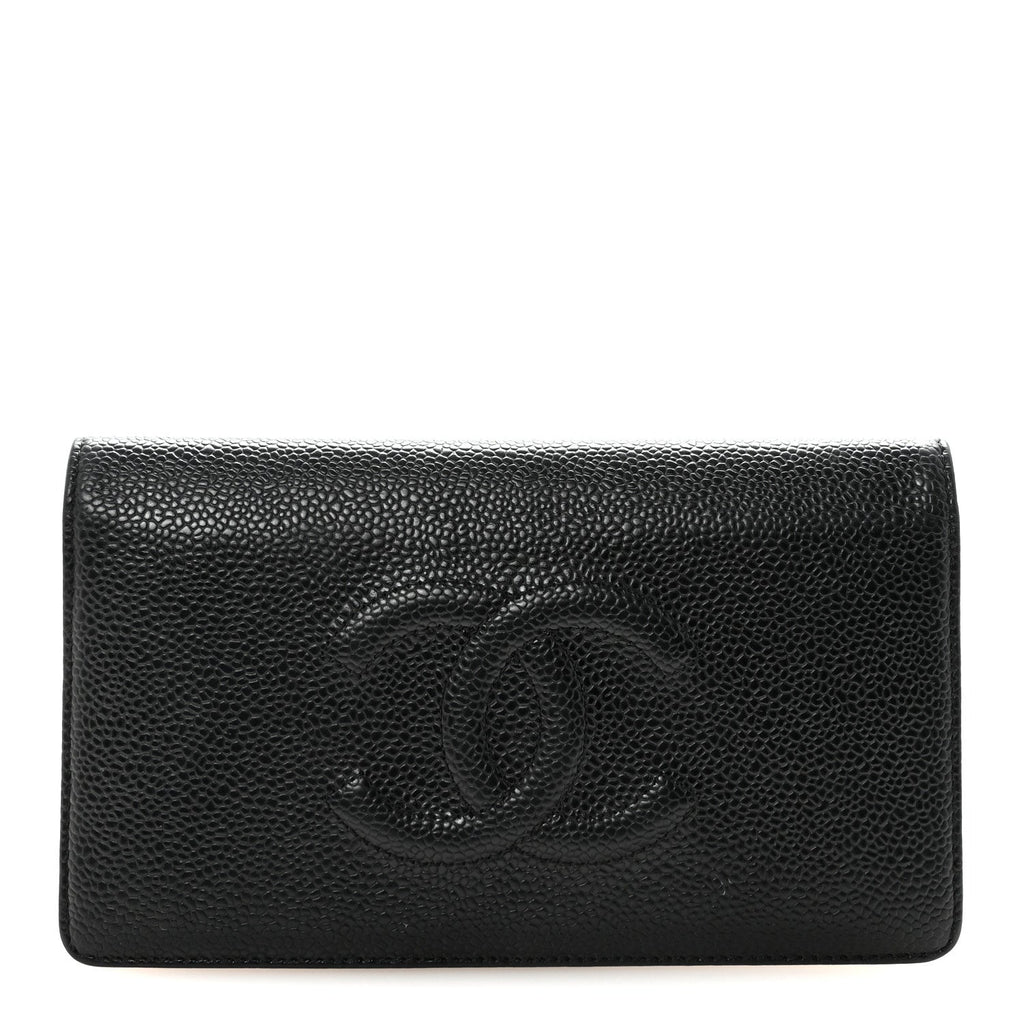 Caviar Timeless CC Yen Wallet Black