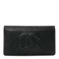 Caviar Timeless CC Yen Wallet Black