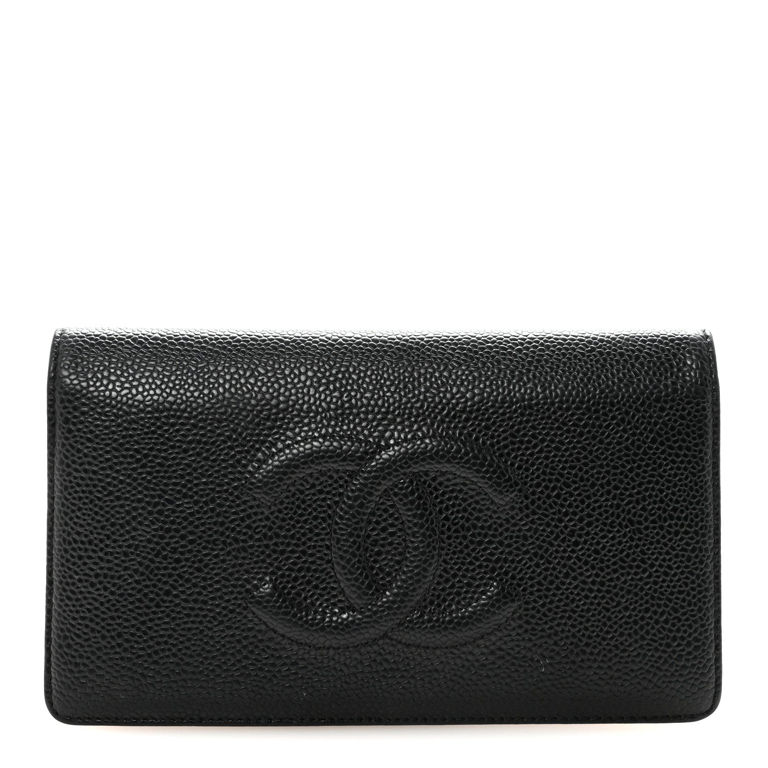 Caviar Timeless CC Yen Wallet Black