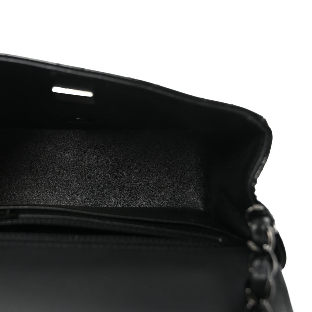 Chanel Patent Calfskin Quilted Mini Square Flap So Black