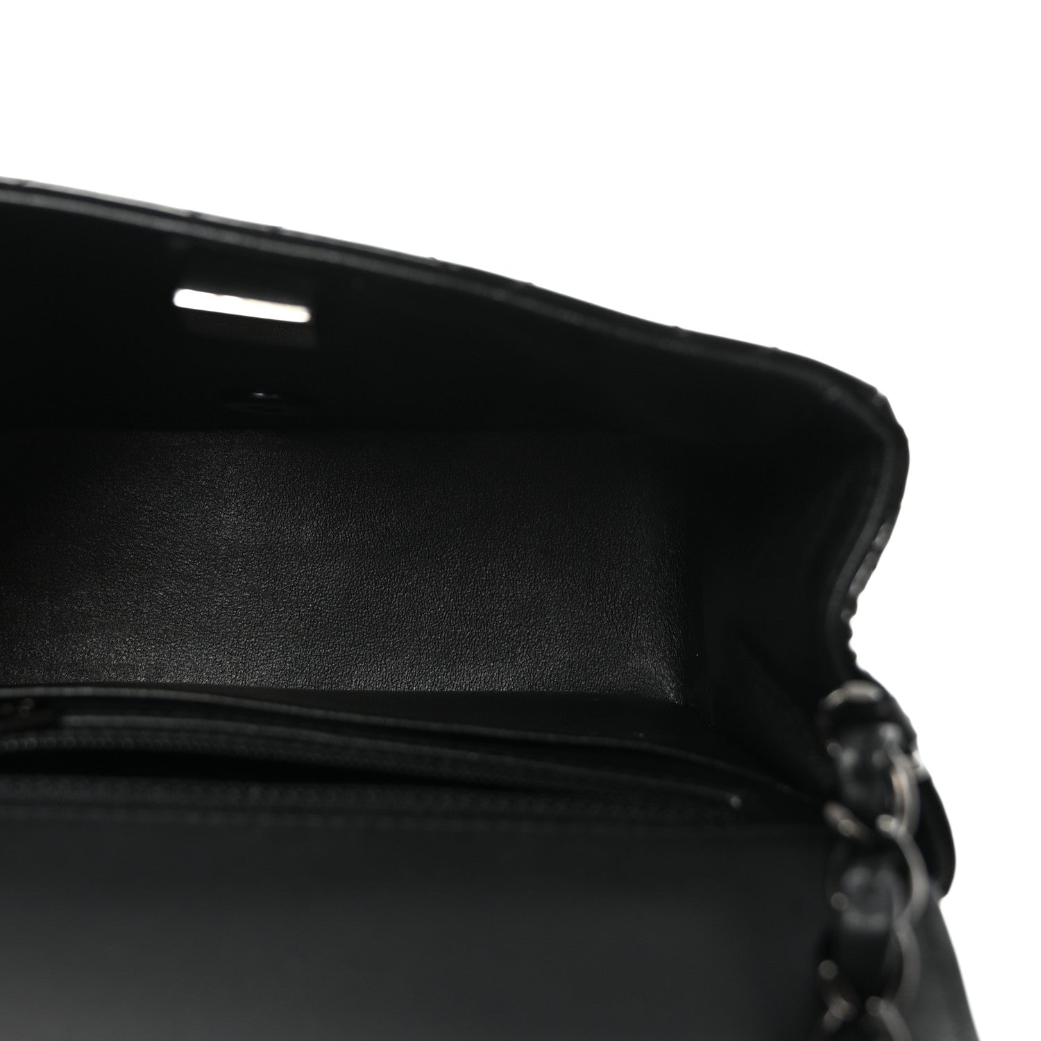 Chanel Patent Calfskin Quilted Mini Square Flap So Black
