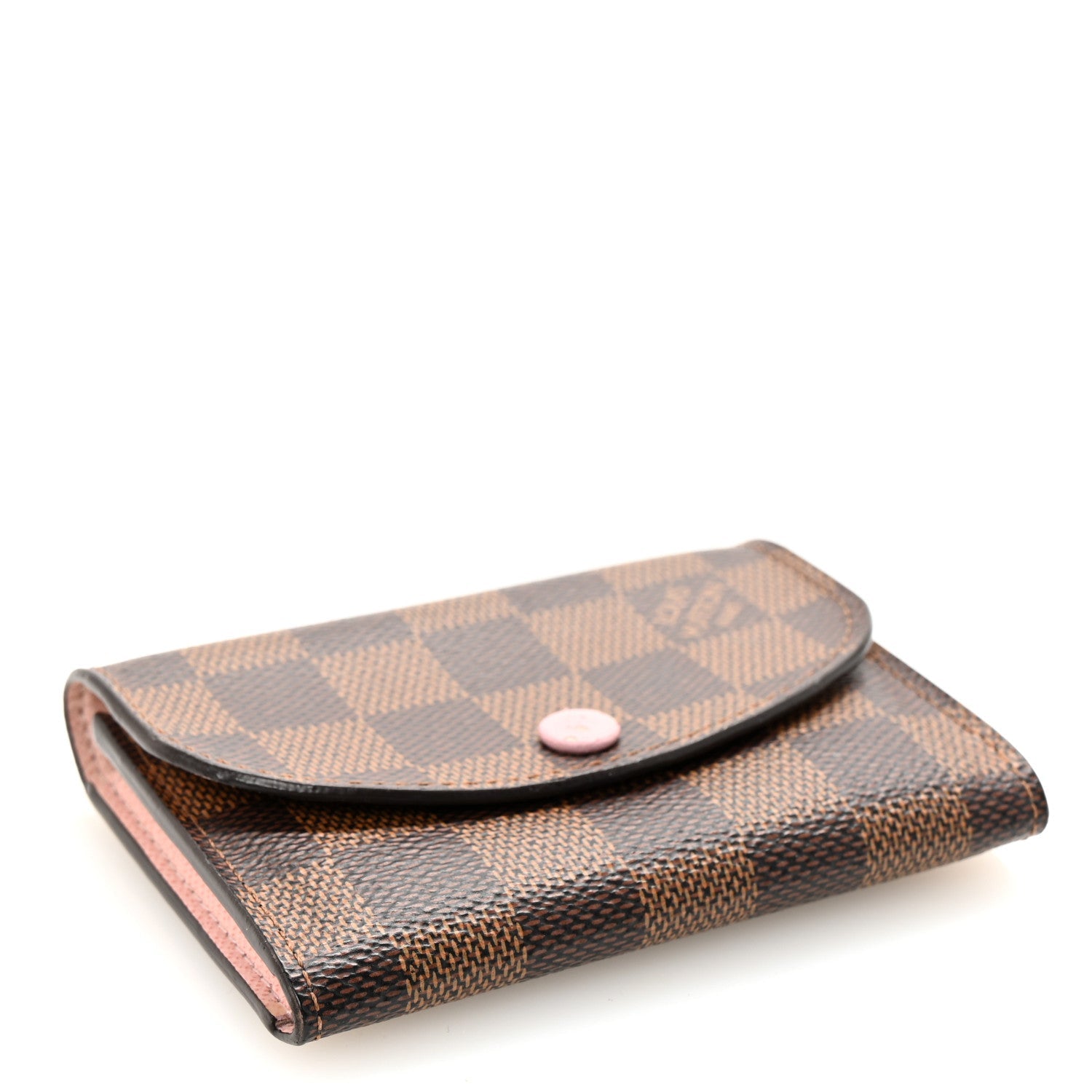Louis Vuitton Damier Ebene Rosalie Coin Purse Rose Ballerine