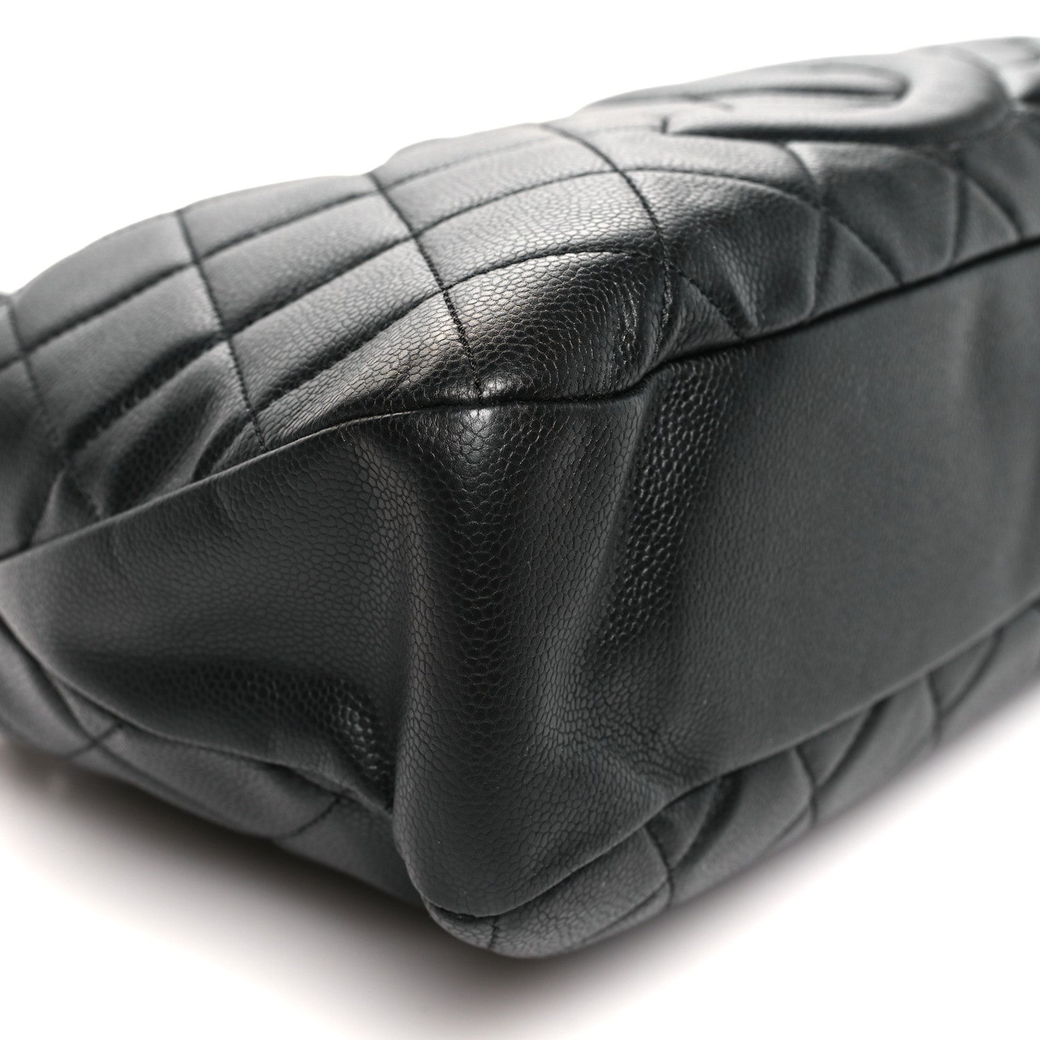 Chanel Caviar Quilted CC Timeless Soft Tote Black
