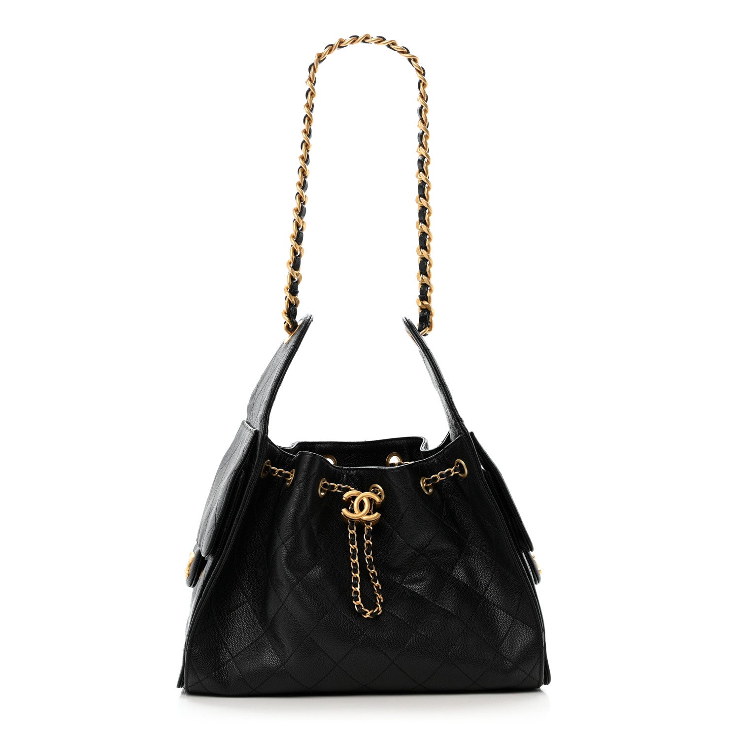 Chanel Caviar Quilted Small Chanel 25 Handbag Black