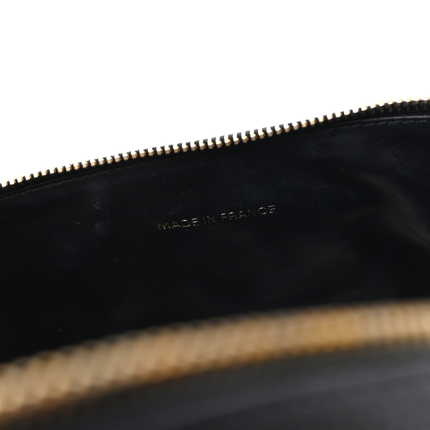 Chanel Caviar Vanity Cosmetic Case Black