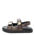 Louis Vuitton Monogram LV Sunset Comfort Flat Sandals 36 Cacao Brown
