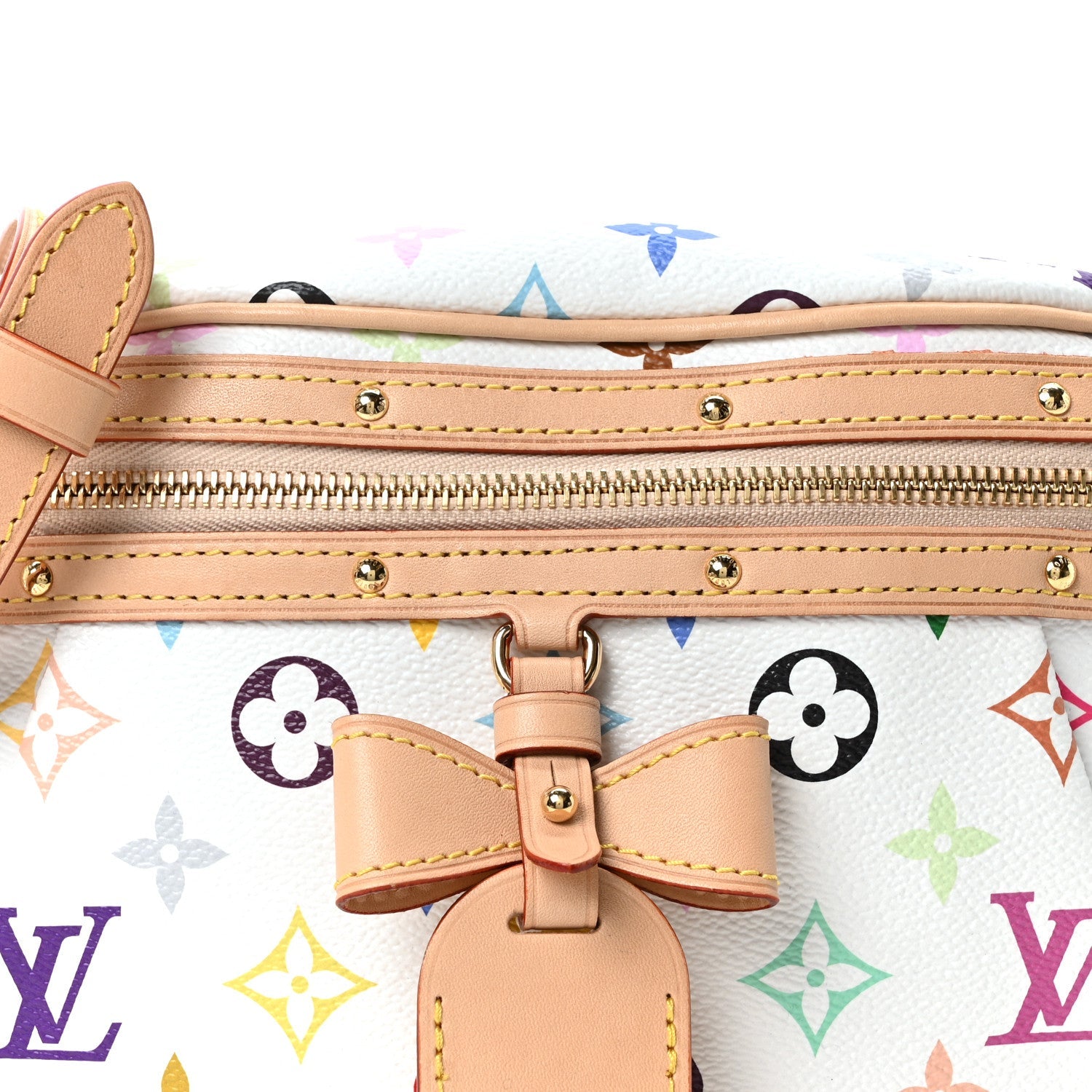 Louis Vuitton LV X TM Monogram Multicolor High Rise Bumbag White