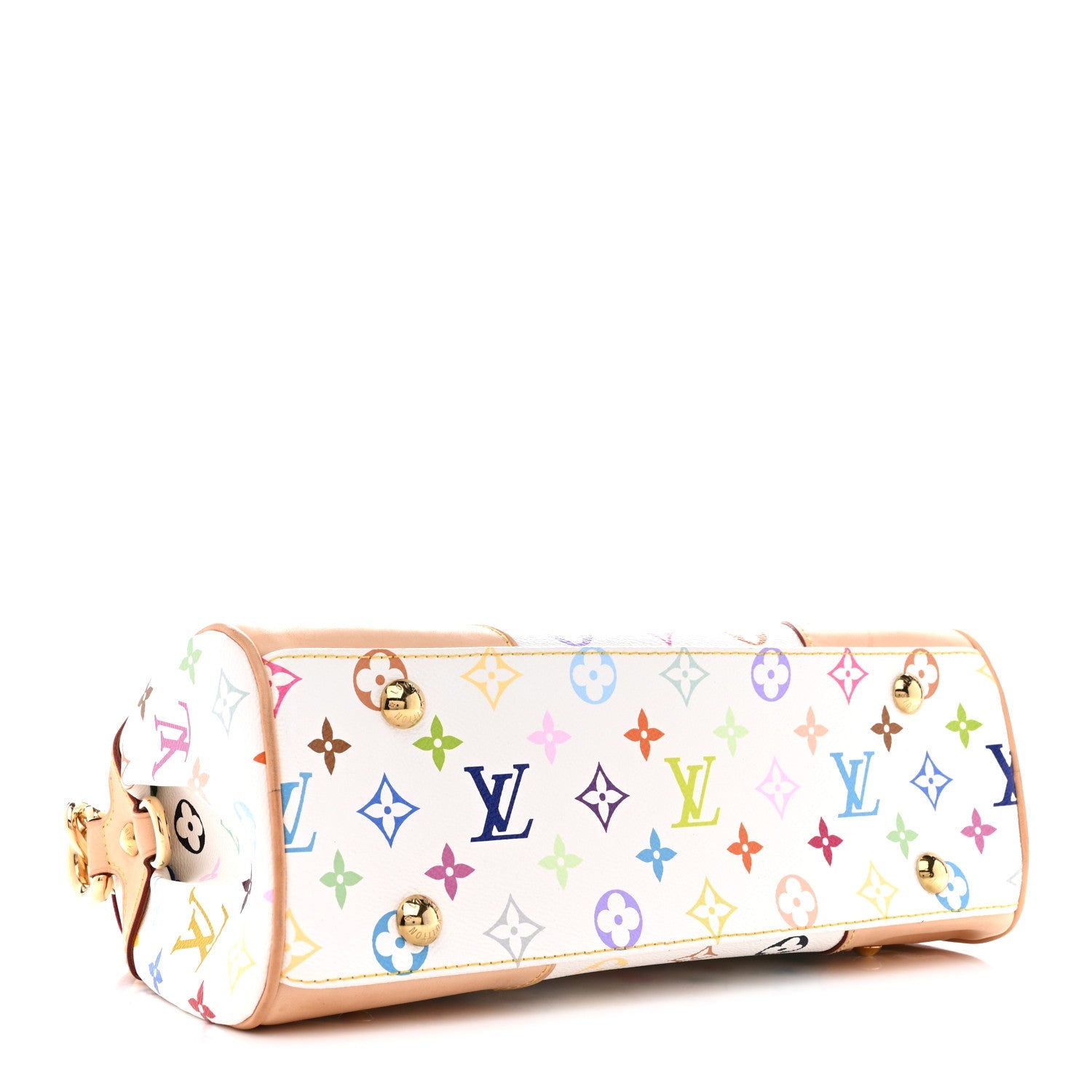 Louis Vuitton Monogram Multicolor Beverly MM White