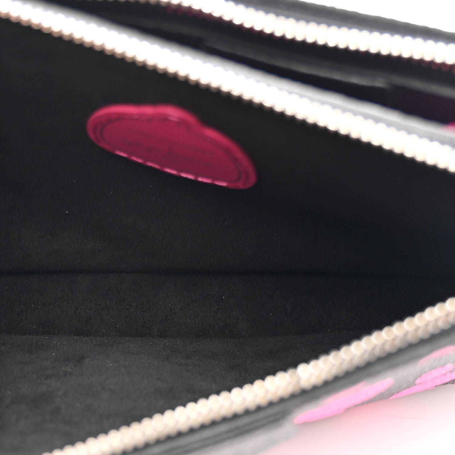 Louis Vuitton LV X YK Empreinte Multi Pochette Accessories Black Fuchsia