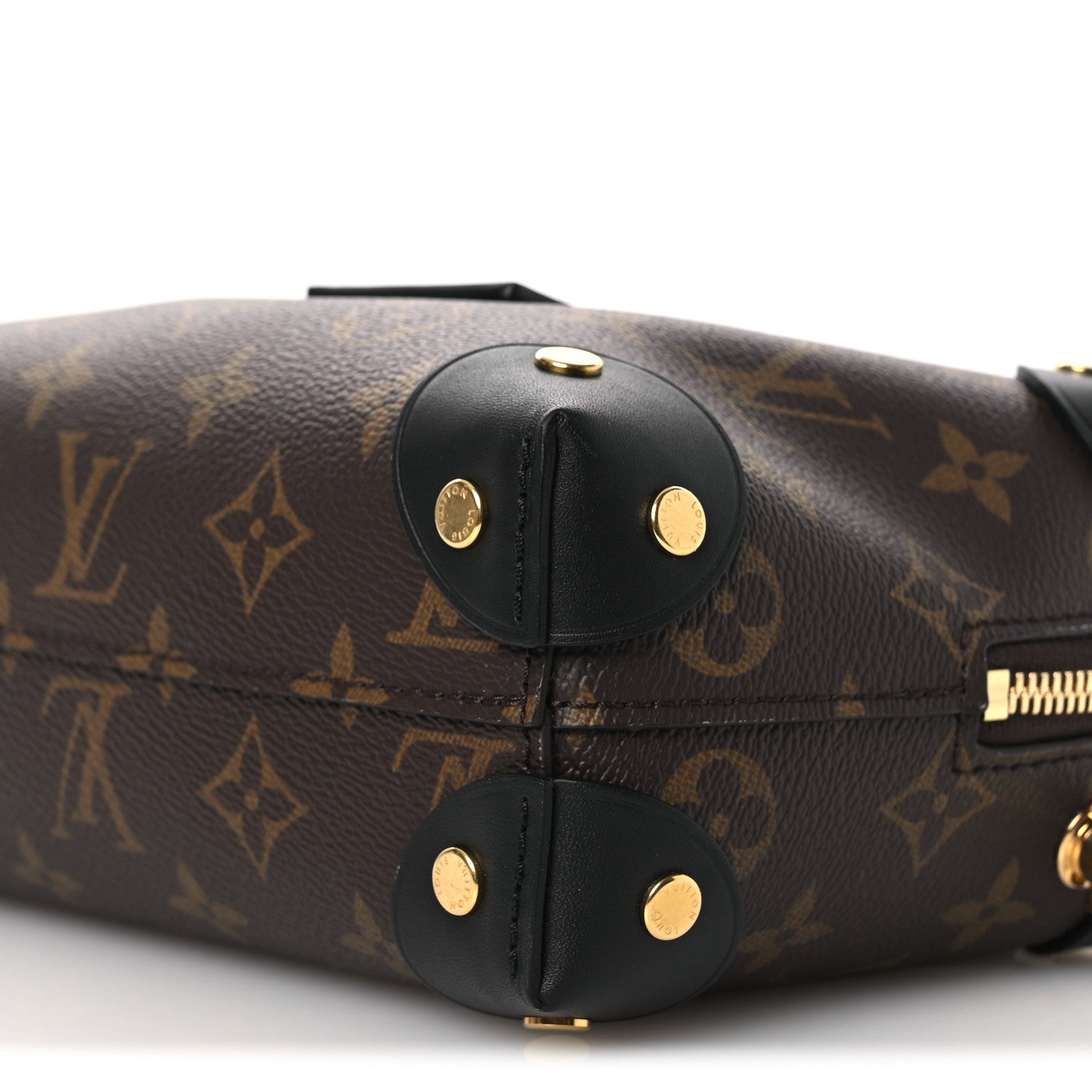 Louis Vuitton Monogram Petite Malle Souple Black