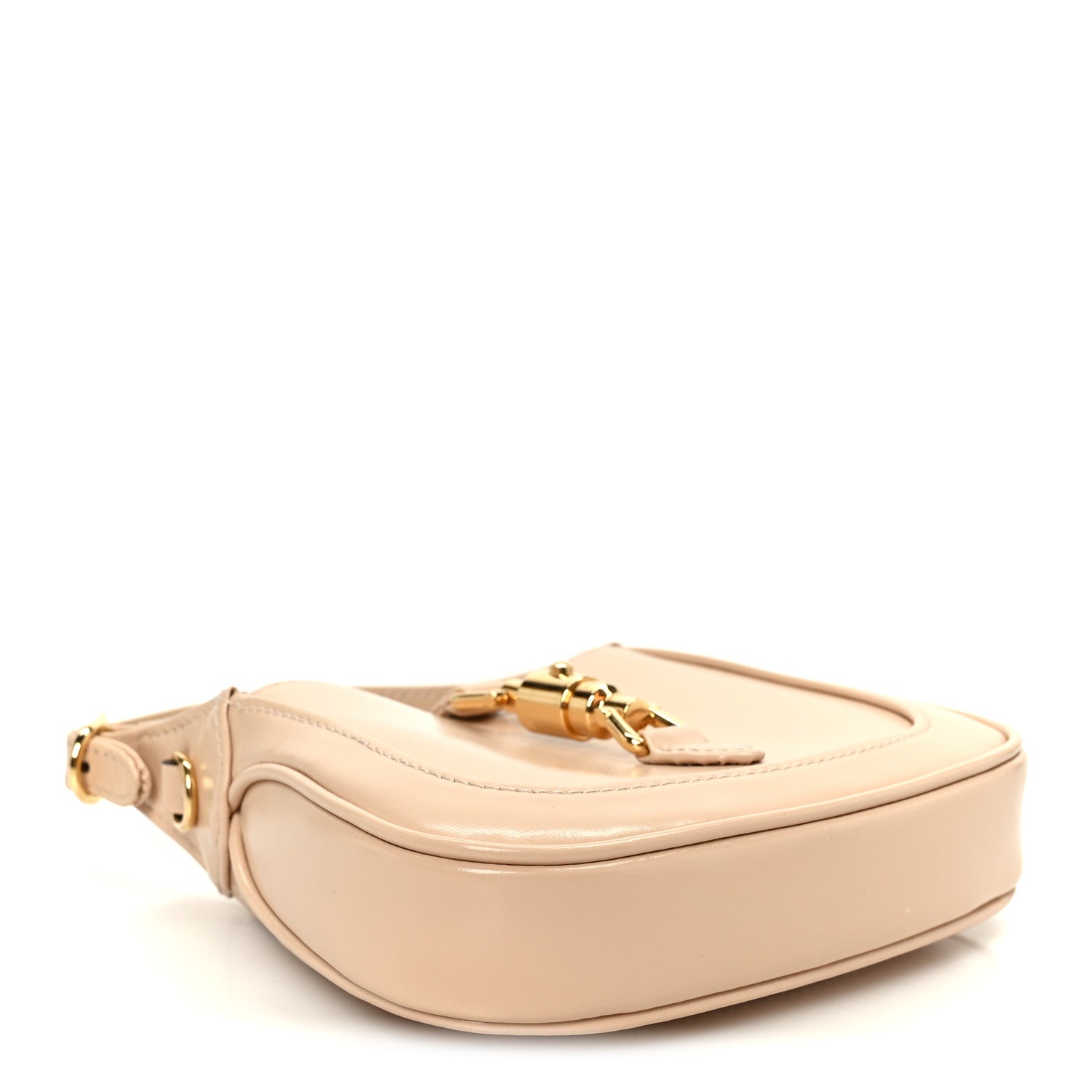 Gucci Boarded Dyana Lux Calfskin Nano Jackie 1961 Hobo Souffle Rose