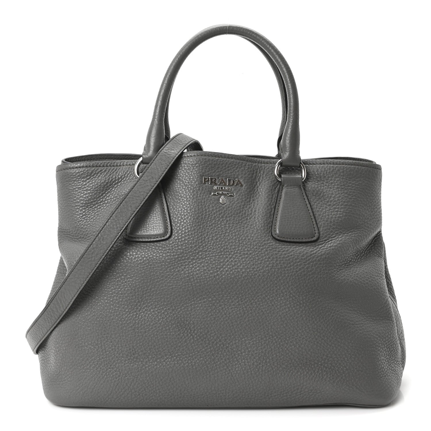 Prada Vitello Daino Tote Marmo