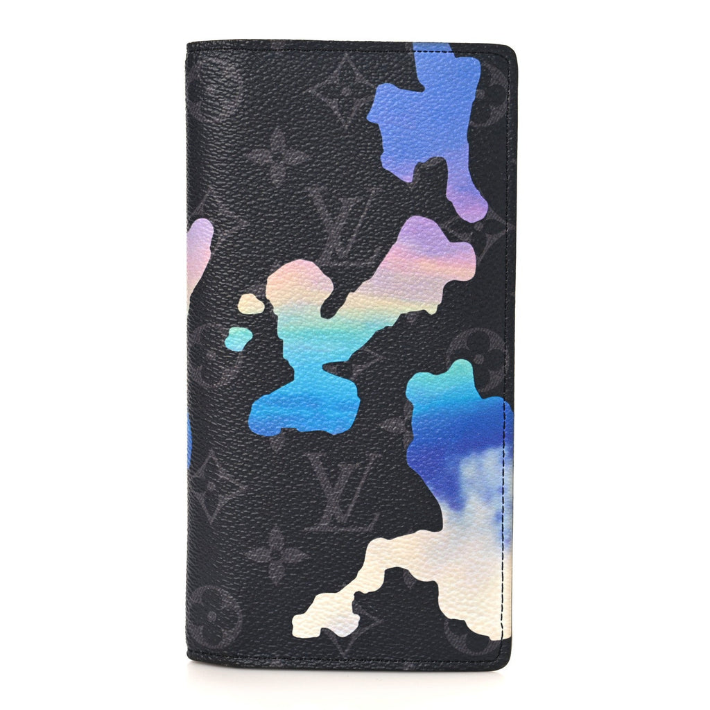 Louis Vuitton Monogram Eclipse Sunrise Brazza Wallet