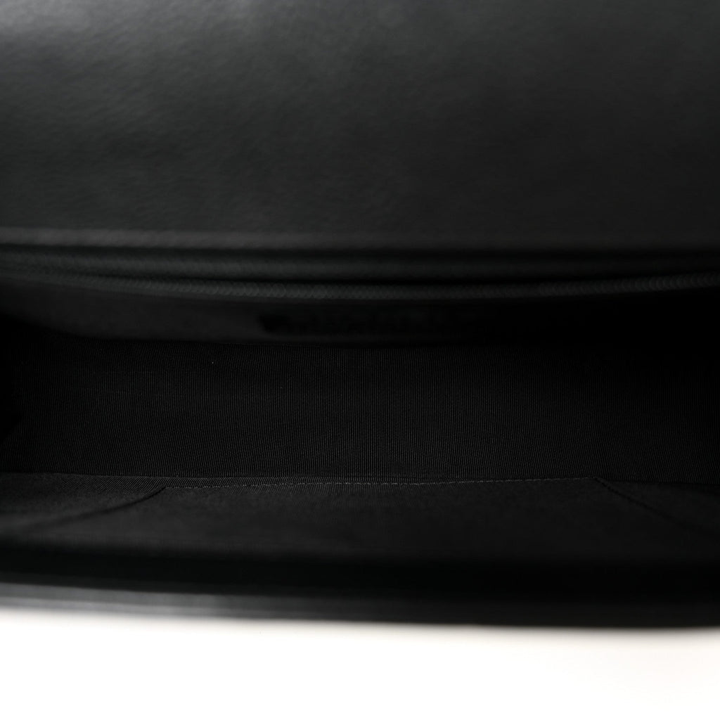 Chanel Grained Calfskin Quilted New Medium Boy Flap Black