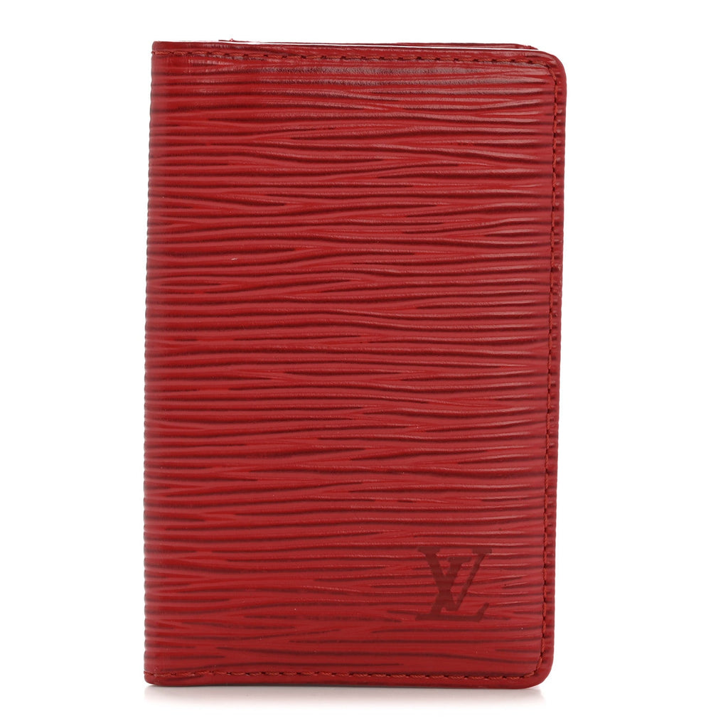 Louis Vuitton Epi Pocket Organizer Red