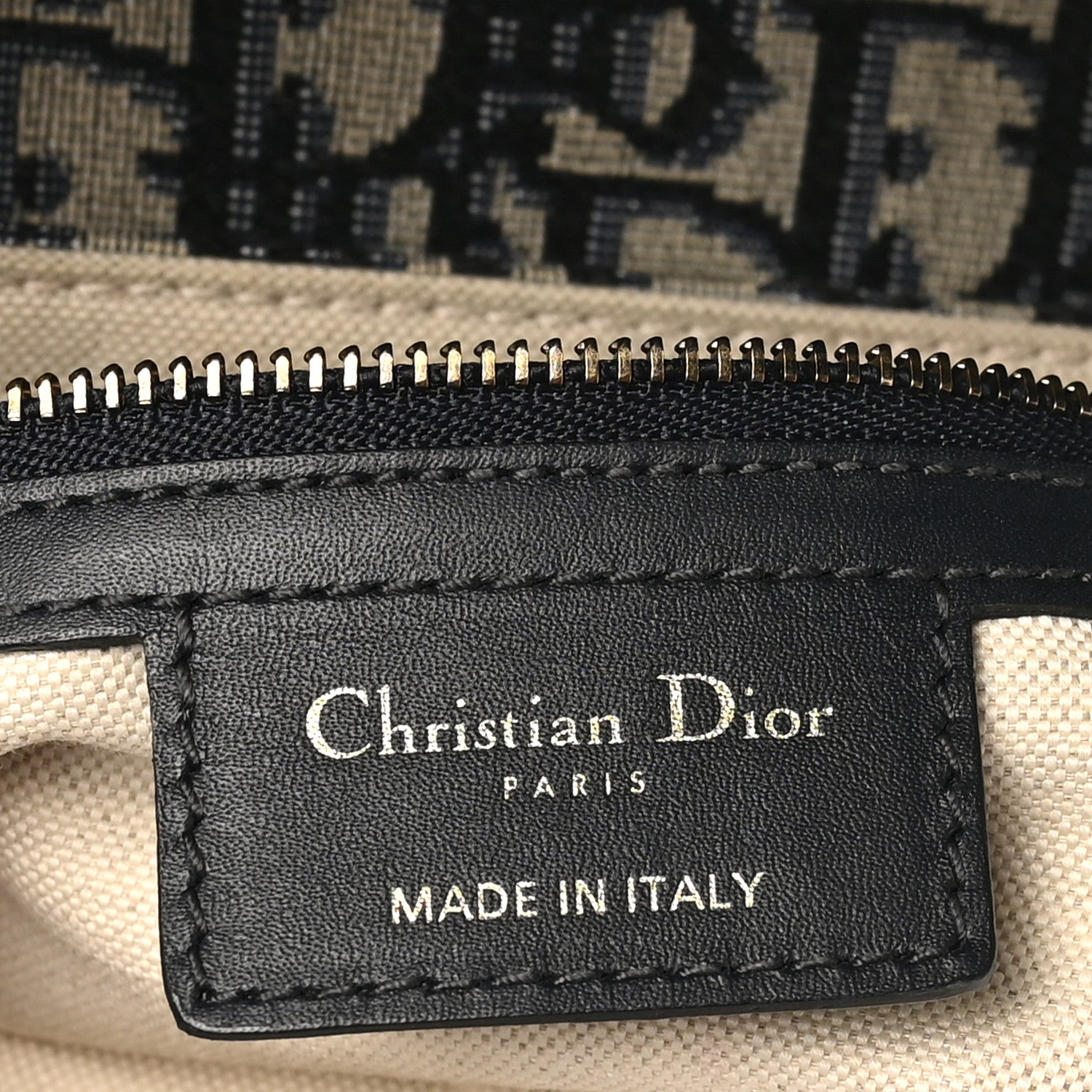 Christian Dior Oblique Saddle Bag Blue