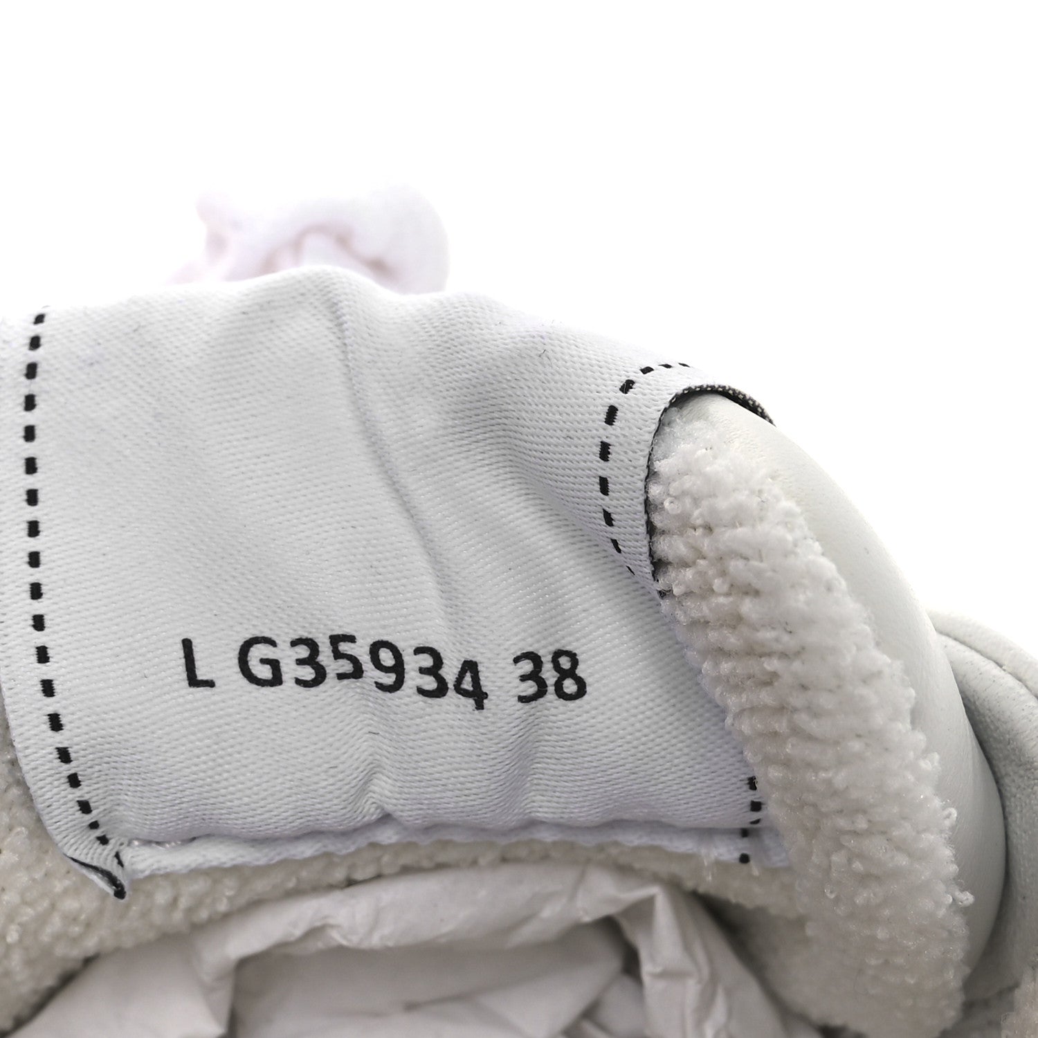 Calfskin Womens Logo Sneakers 38 White