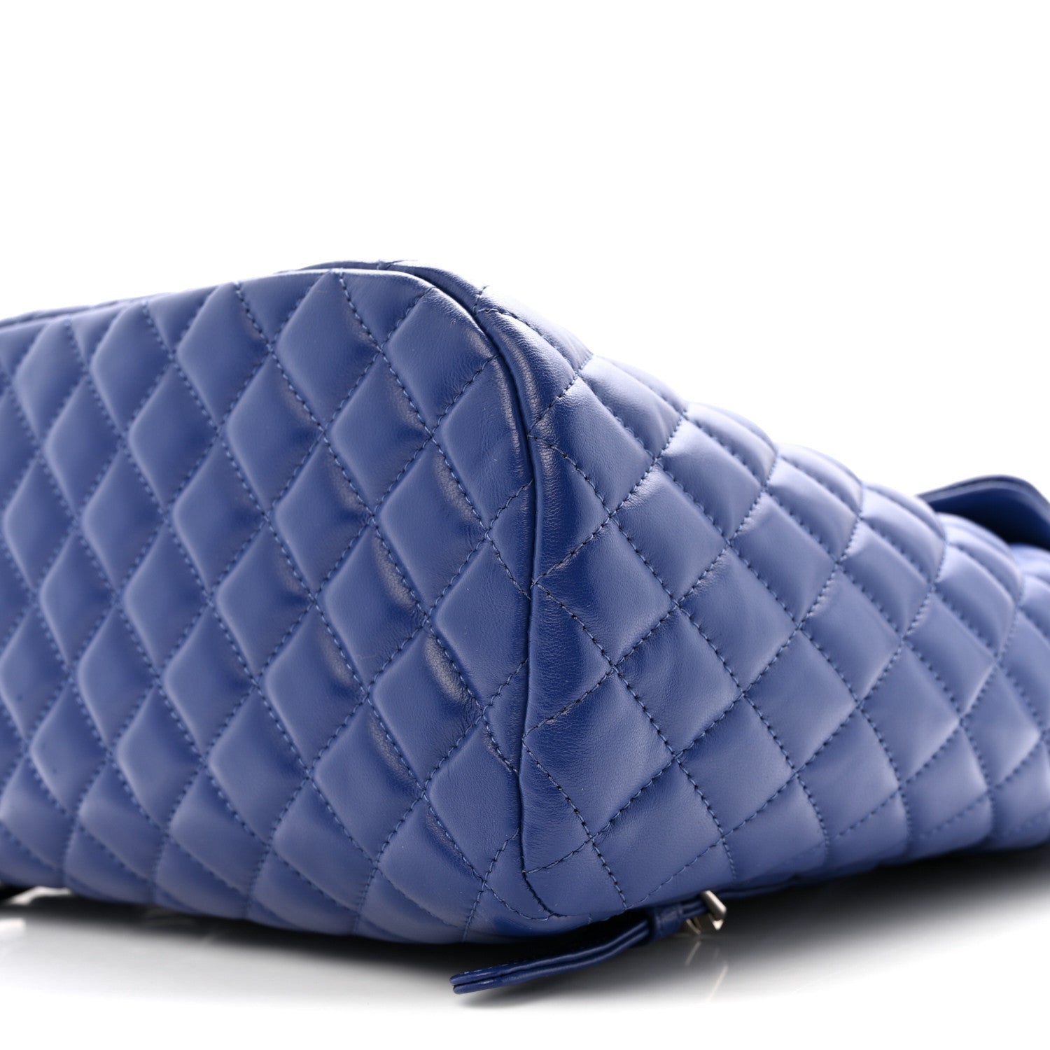 Chanel Lambskin Quilted Large Urban Spirit Backpack Blue
