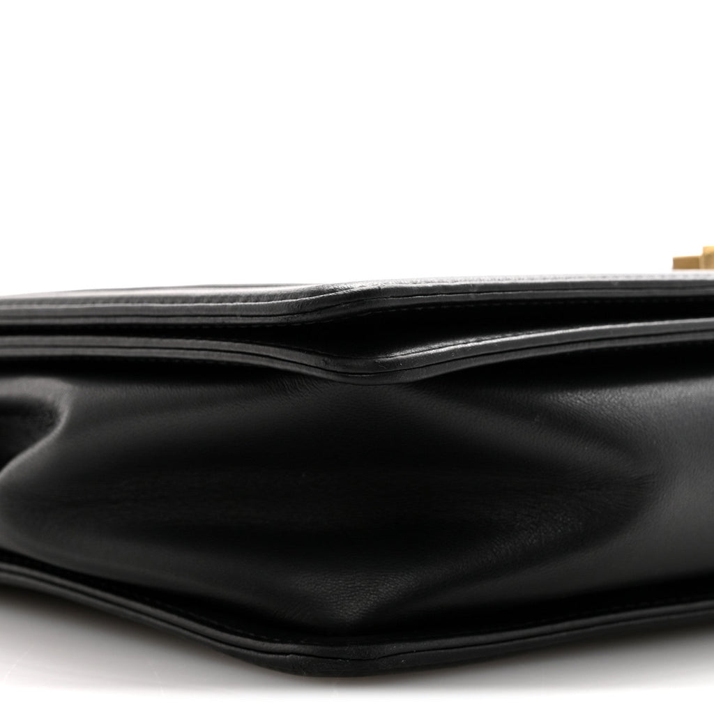 Chanel Lambskin Quilted Large Boy Flap Black