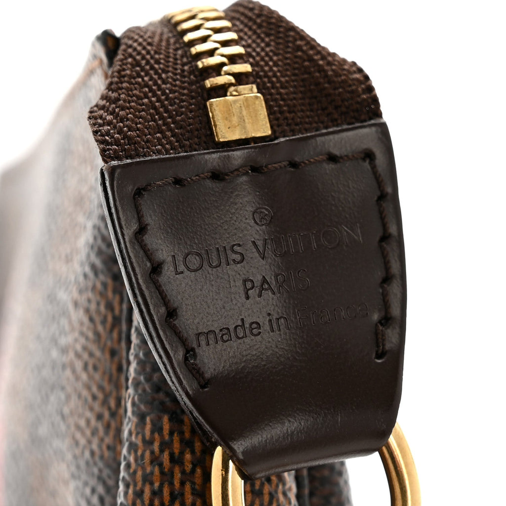 Louis Vuitton Damier Ebene Complice Trunks and Bags Mini Pochette Accessories Red