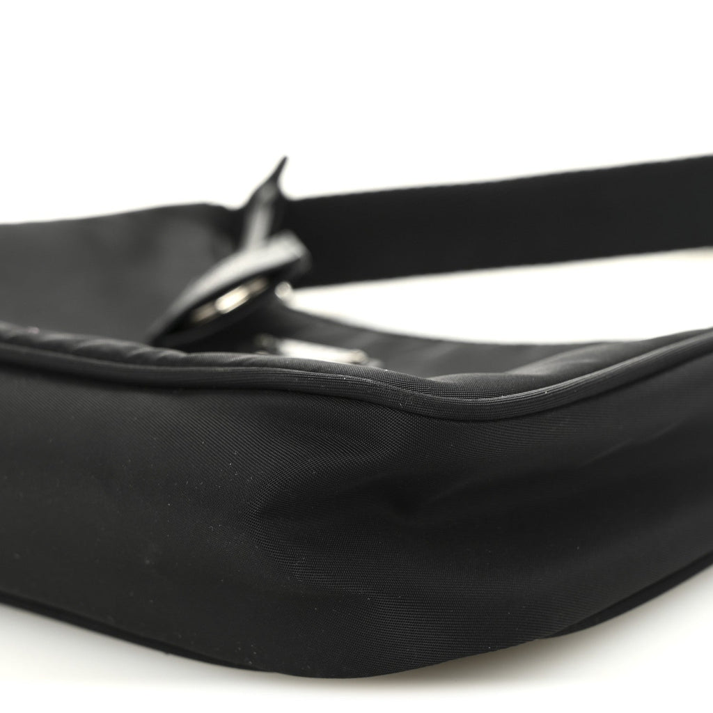 Prada Tessuto Nylon Mini Re-Edition 2000 Bag Black