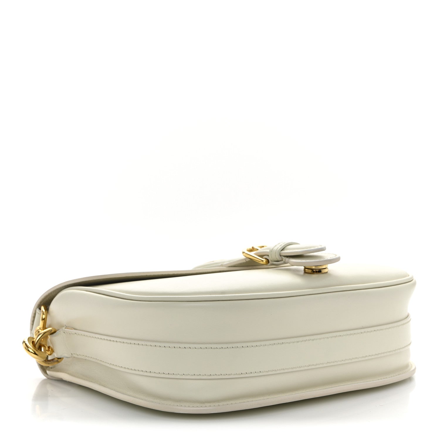 Christian Dior Box Calfskin Medium Bobby Flap Latte
