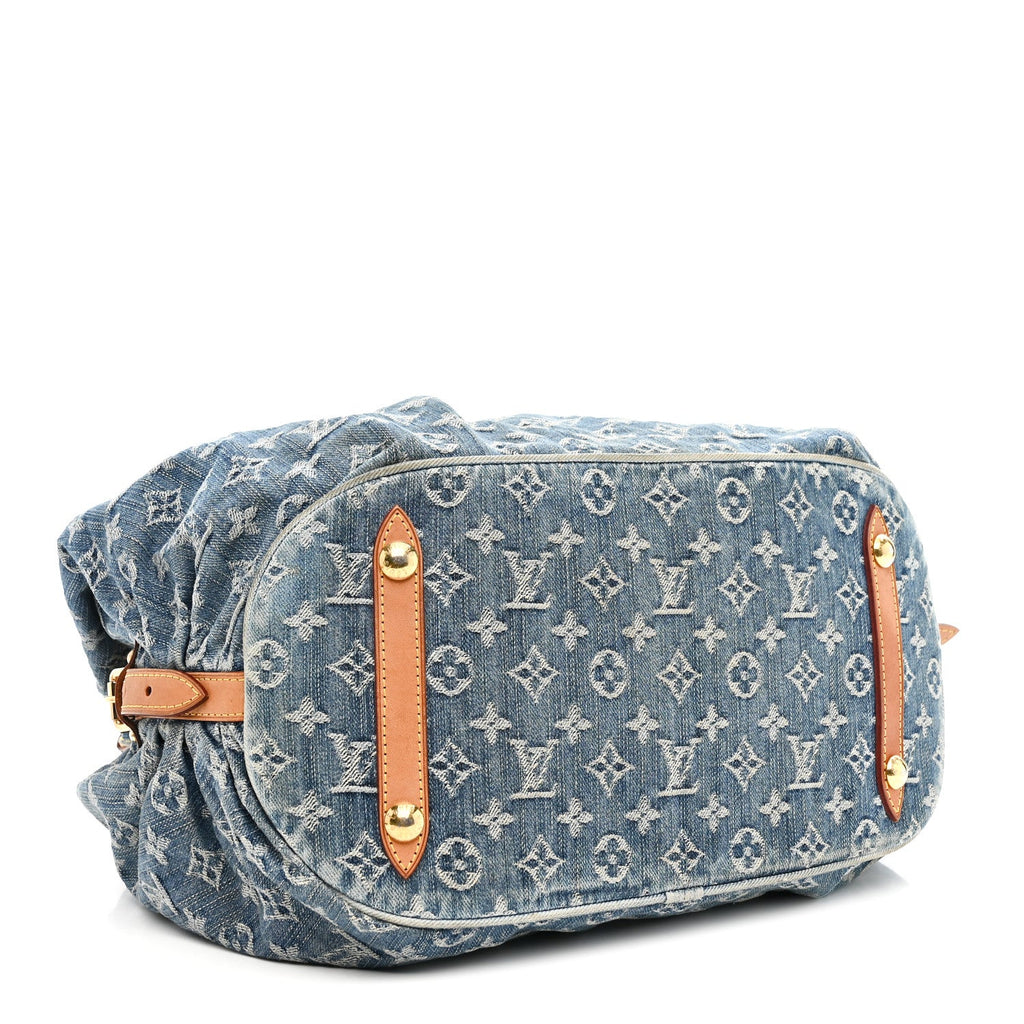 Louis Vuitton Denim Mahina XL Blue