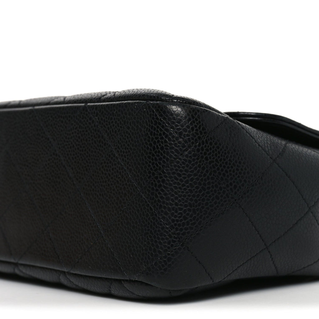 Chanel Caviar Quilted Jumbo Single Flap Black