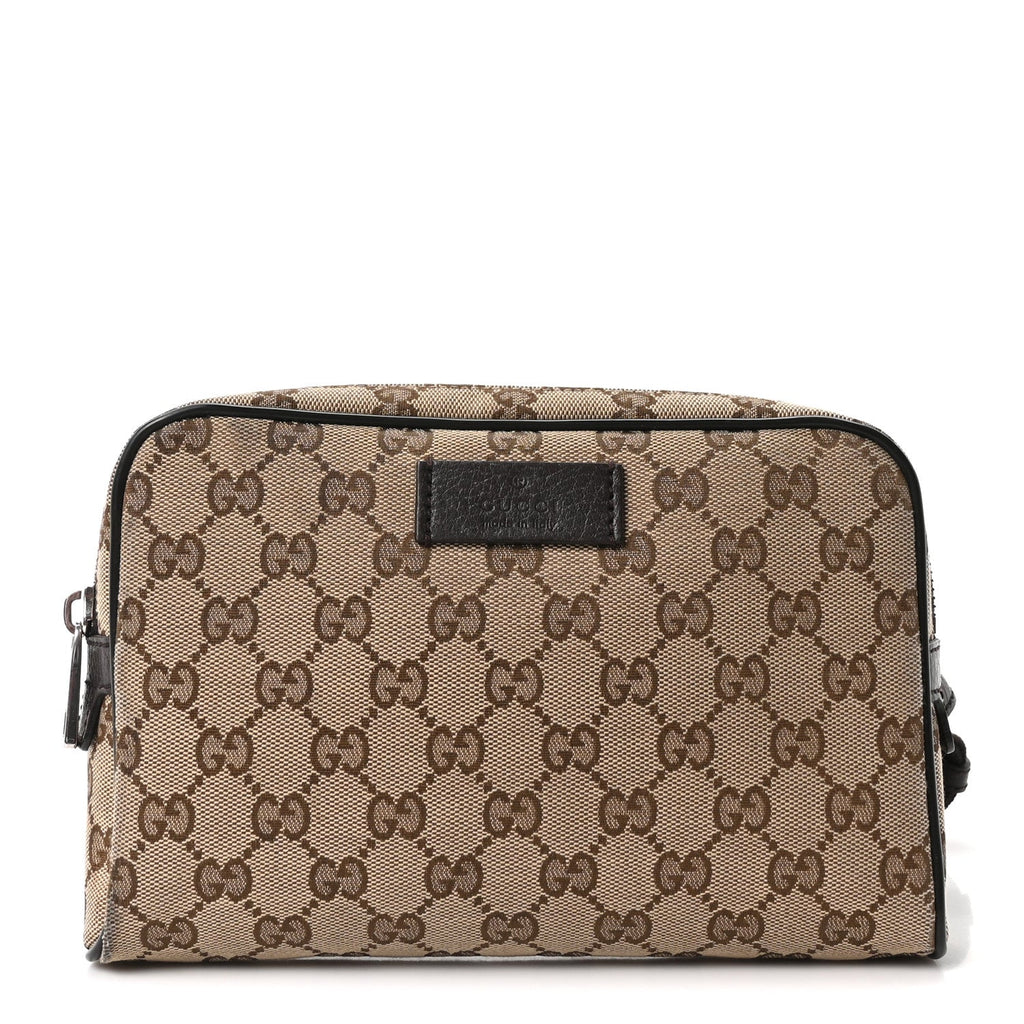 Gucci Monogram Belt Bag Dark Brown
