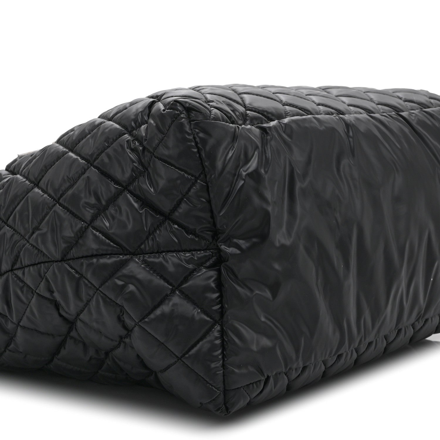 Chanel Nylon Quilted Large Coco Cocoon Tote Black