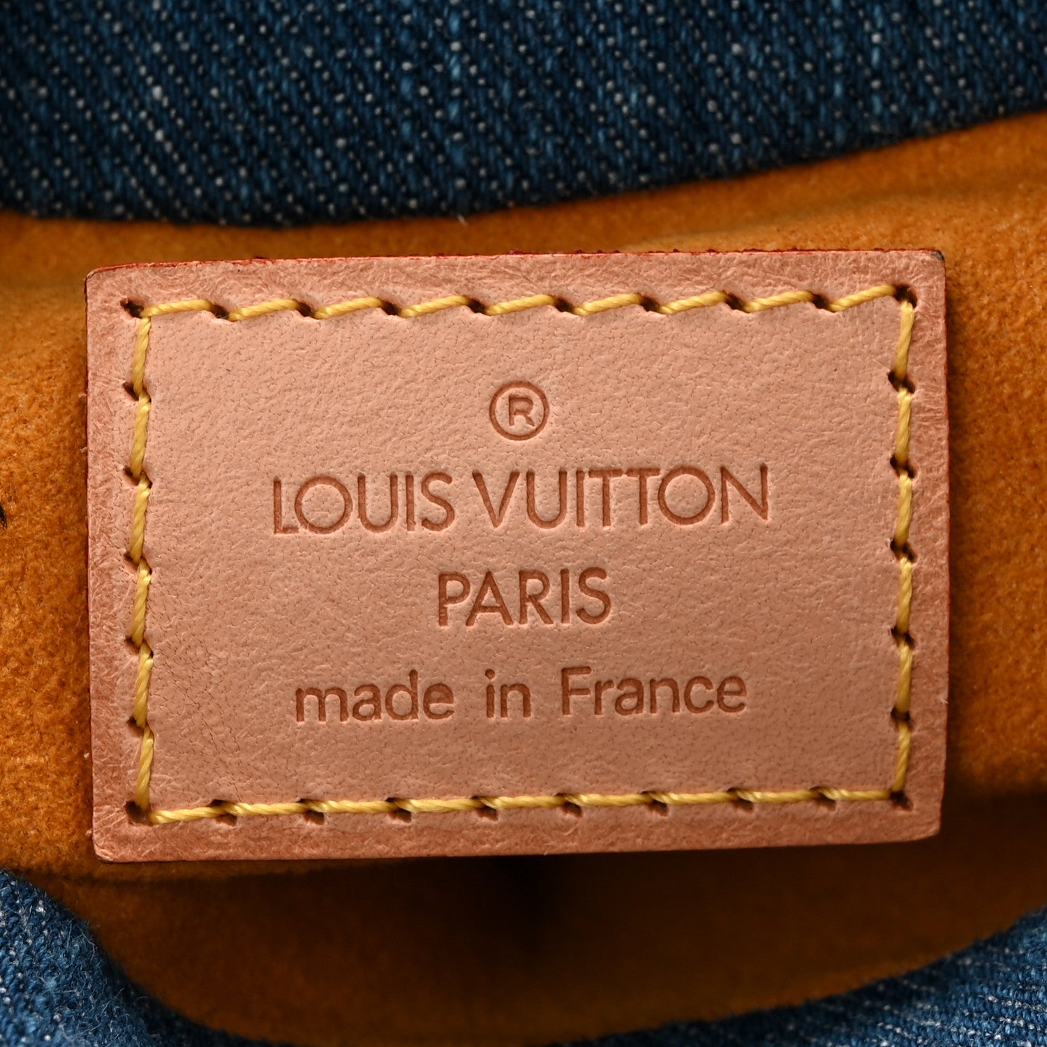 Louis Vuitton Monogram Denim Pleaty Blue