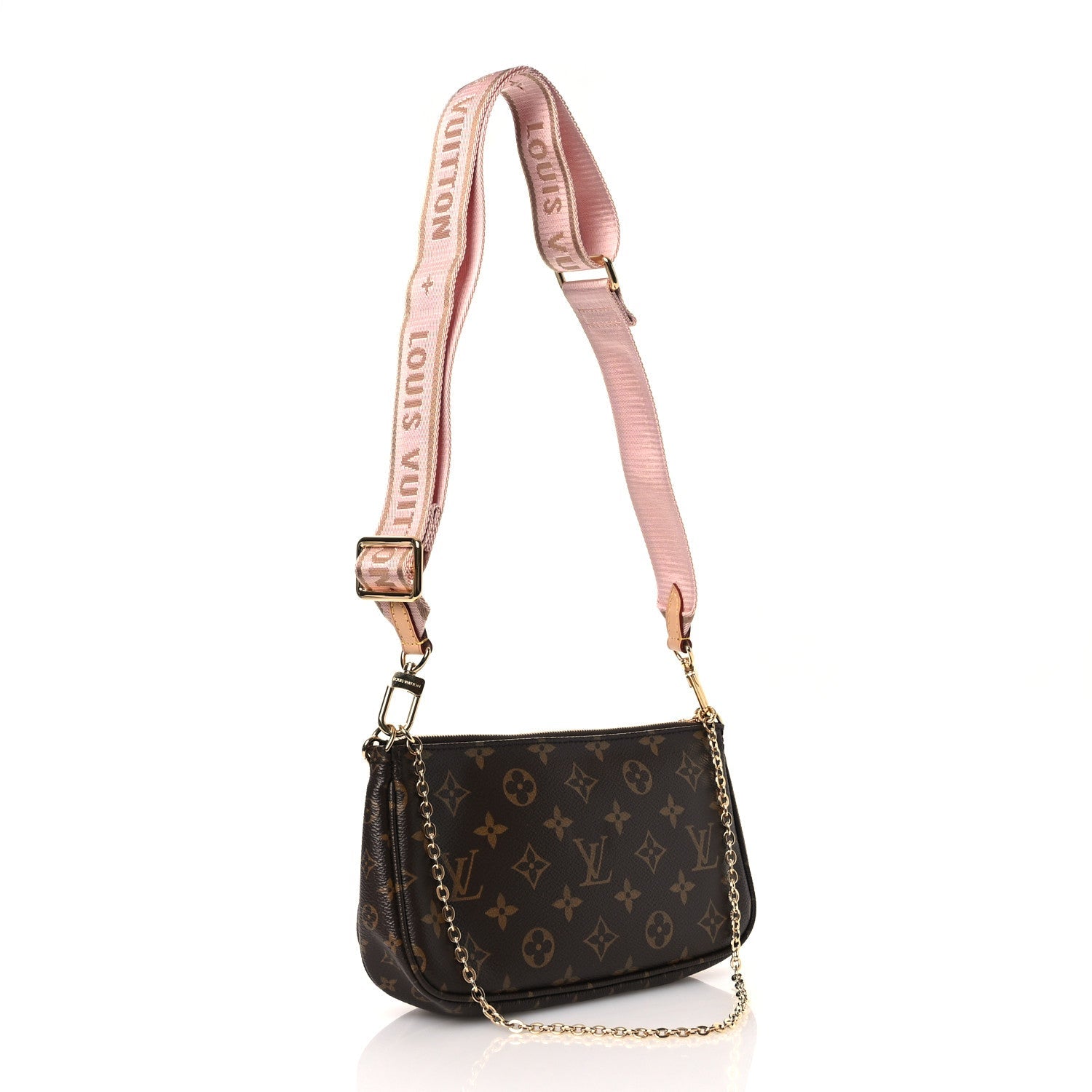 Louis Vuitton Monogram Multi Pochette Accessories Rose Clair
