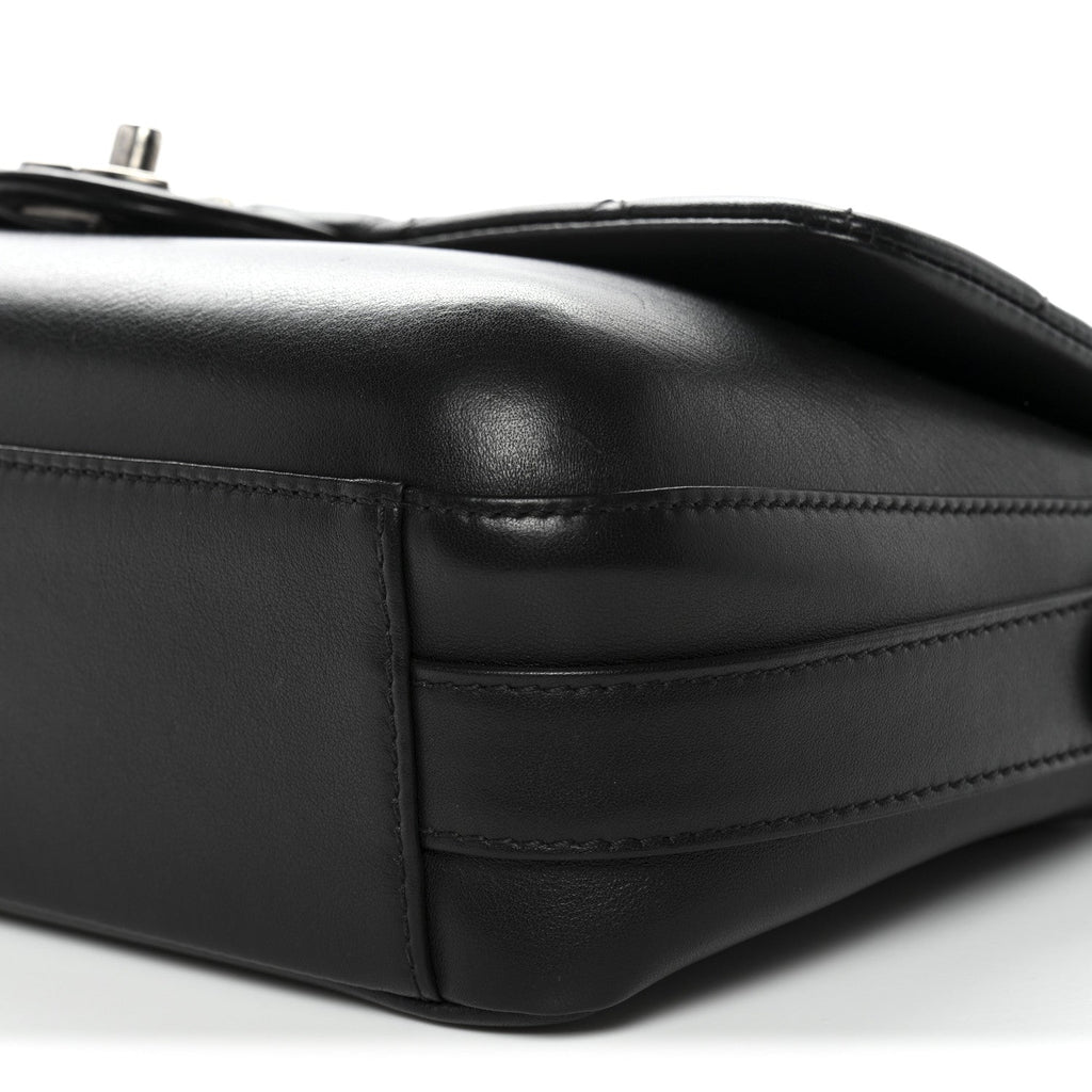 Chanel Calfskin Quilted Large Rock My Shoulder Flap Black