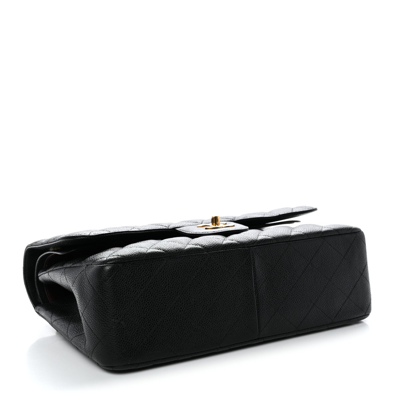 Chanel Caviar Quilted Jumbo Double Flap Black