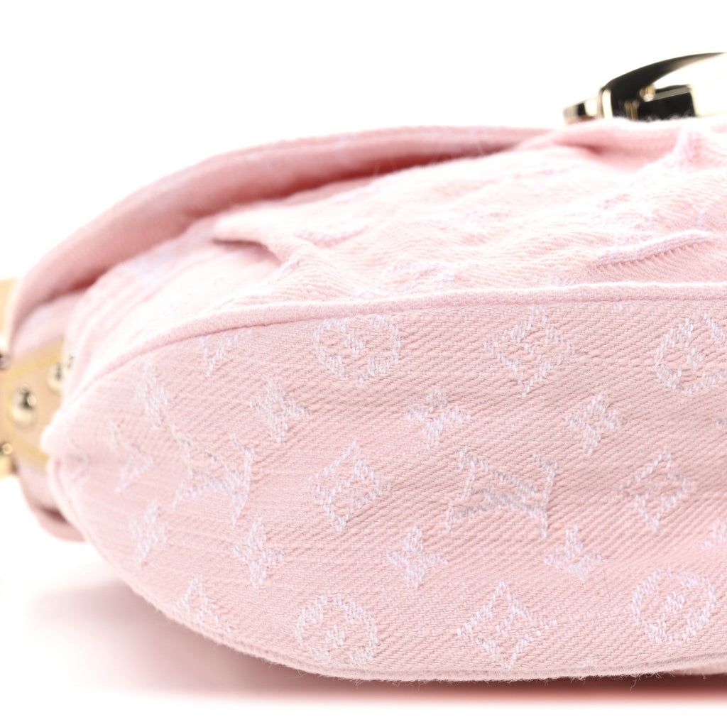 Louis Vuitton Monogram Denim Sunset  Washed Pink