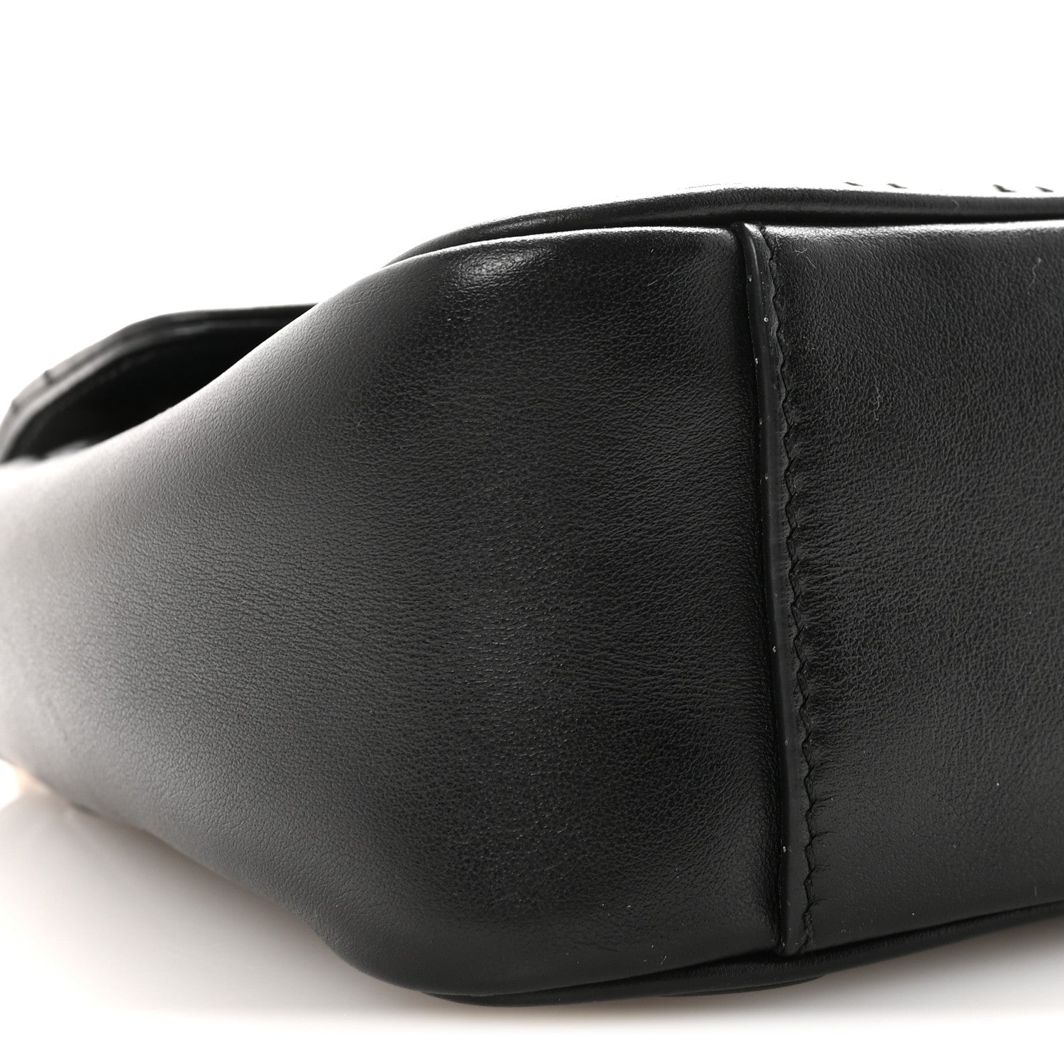 Gucci Calfskin Matelasse Small GG Marmont Shoulder Bag Black