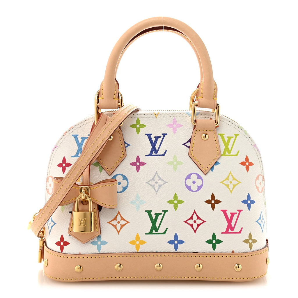Louis Vuitton LV x TM Monogram Multicolor Alma BB White