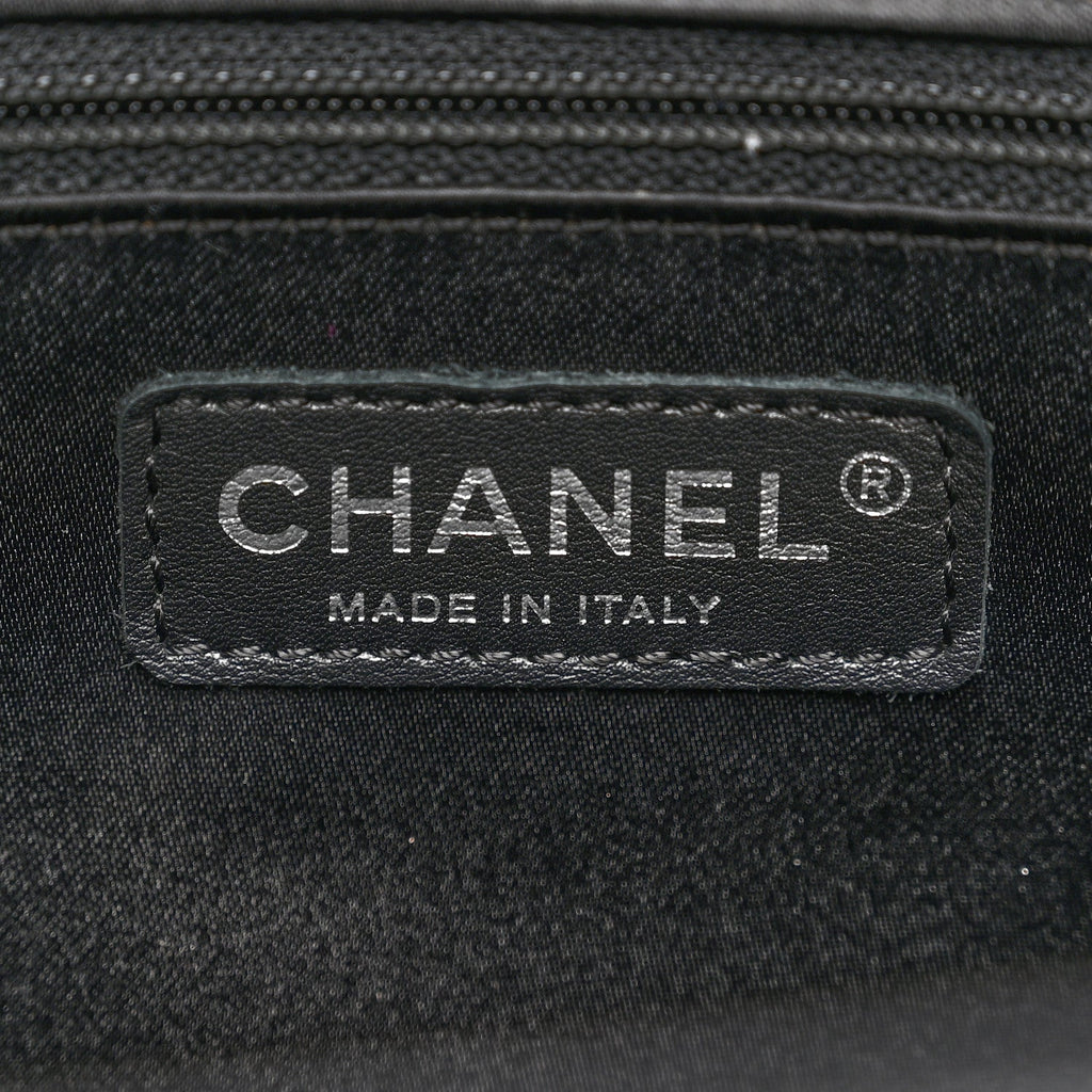 Chanel Caviar Quilted XL Grand Shopping Tote GST Black