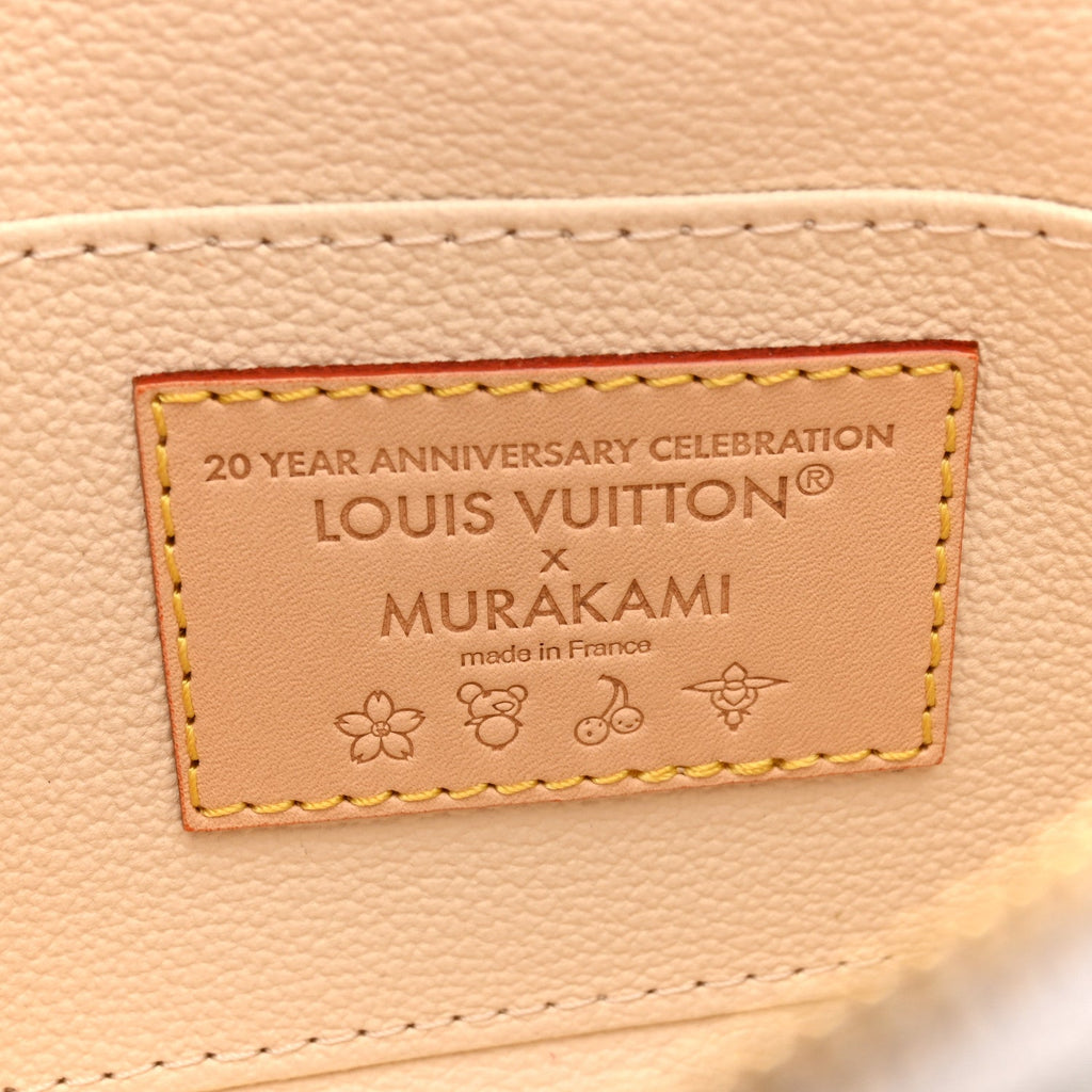 Louis Vuitton LV x TM Monogram Multicolor Cosmetic Pouch PM White