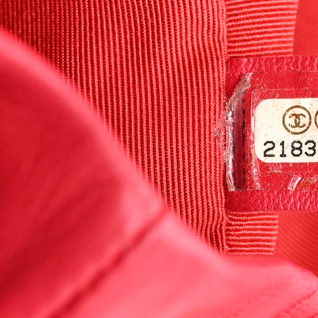 Chanel Lambskin Quilted Small in Seoul Backpack Dark Pink