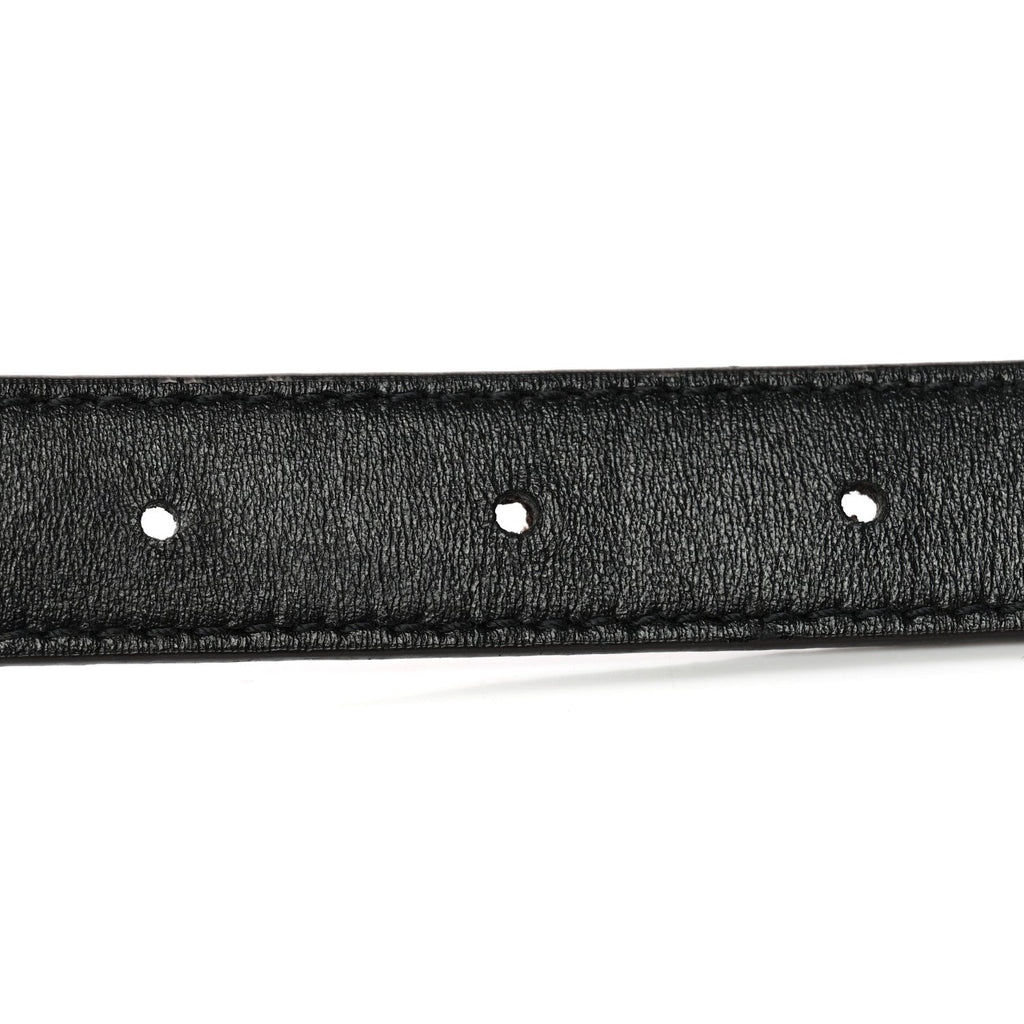 Louis Vuitton Mini Damier Ebene 25mm LV Initiales Belt 80 32