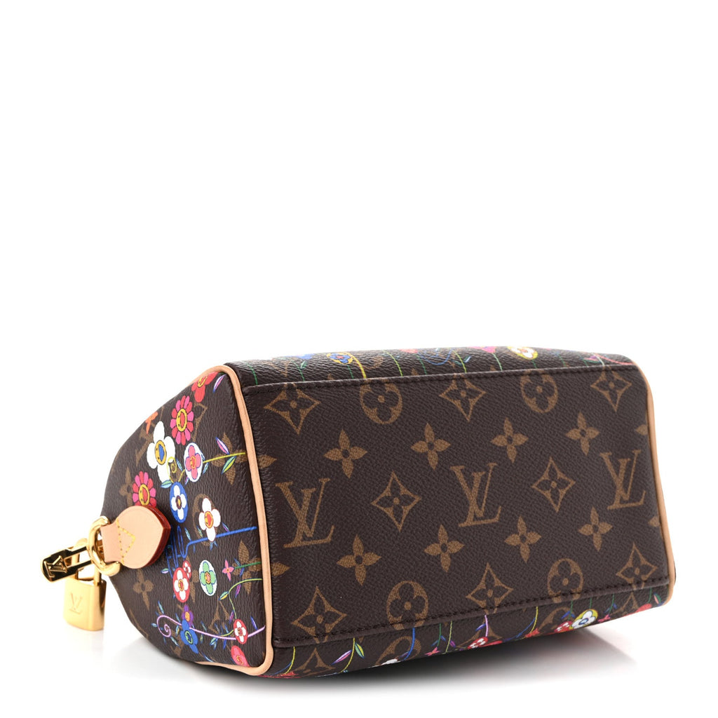 Louis Vuitton LV X TM Monogram Flowers Speedy Bandouliere 20
