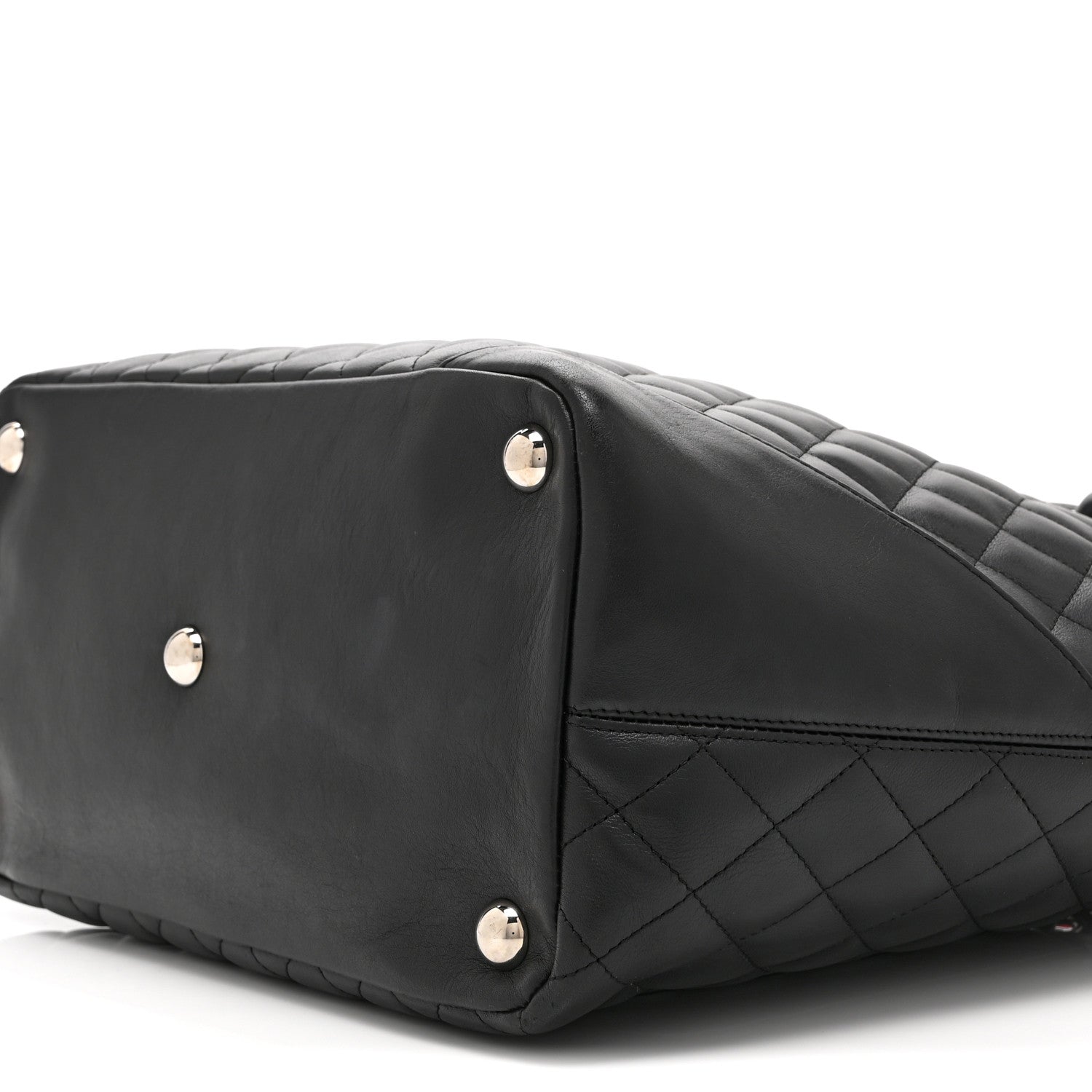 Chanel Calfskin Quilted Large Cambon Tote Black