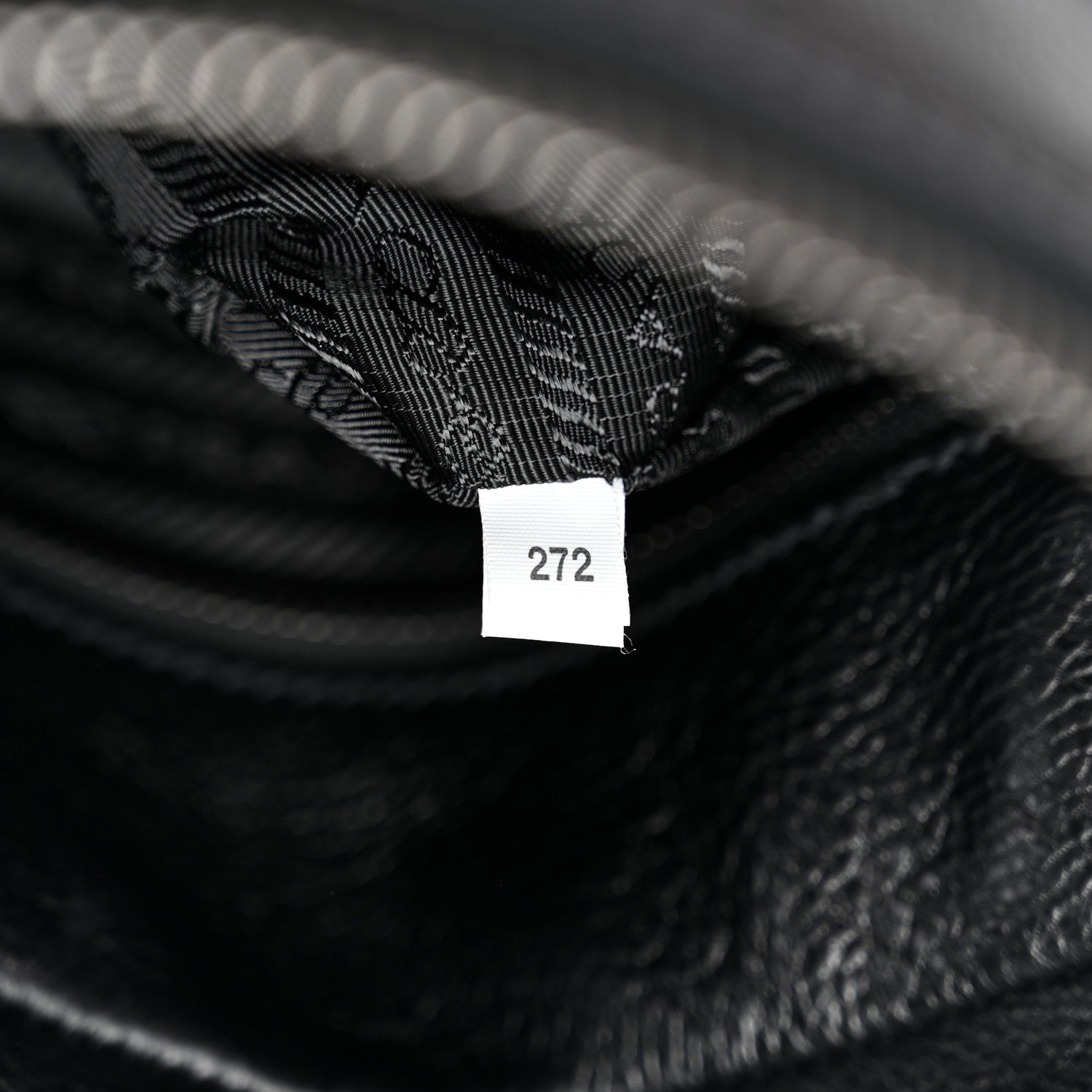 Prada Antiqued Calfskin Triangle Medium Bonnie Shoulder Bag Black