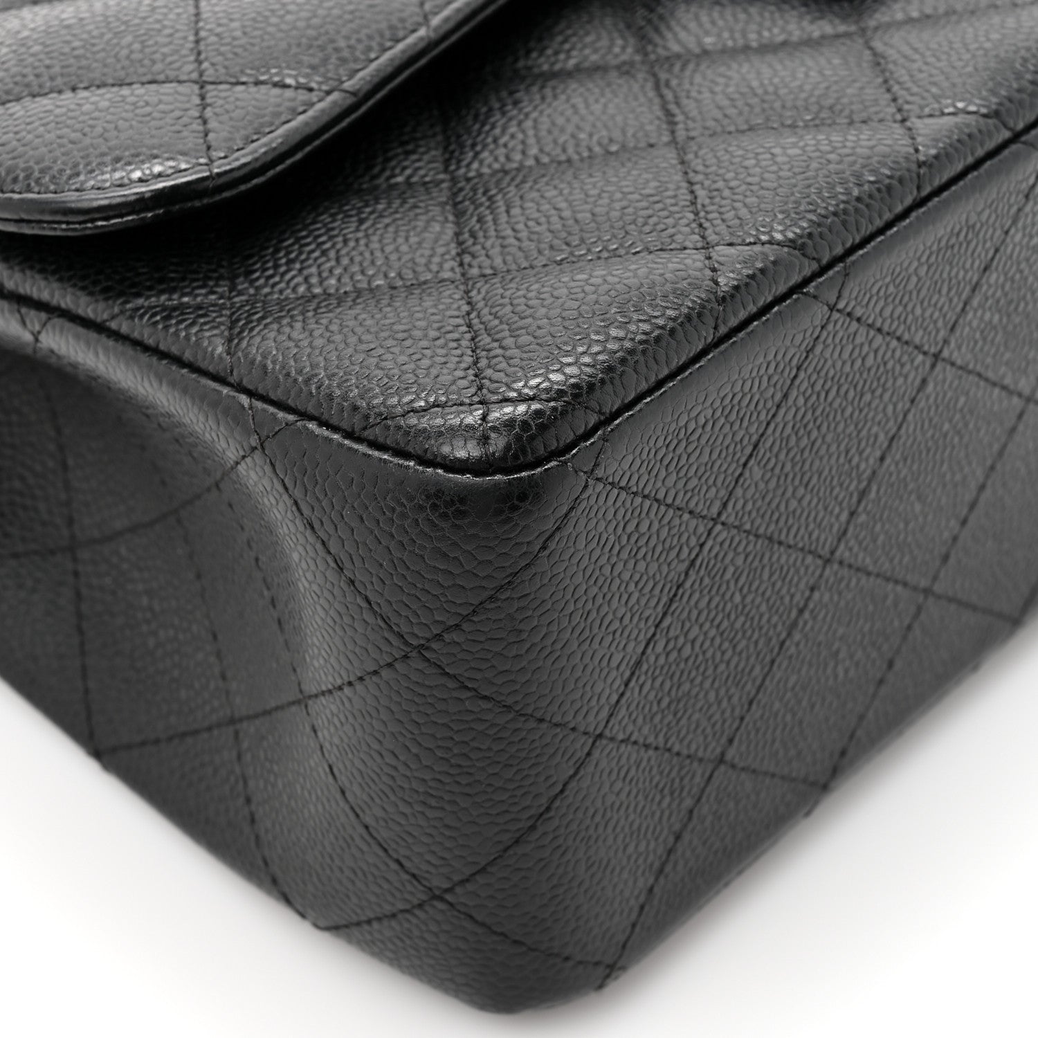Chanel Caviar Quilted Jumbo Double Flap Black