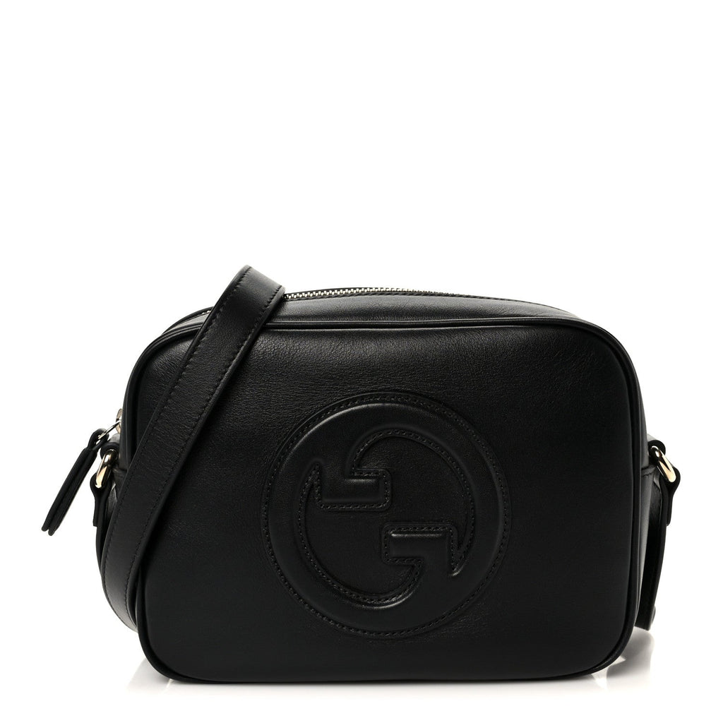 Gucci Sweetbread Calfskin Mini Blondie Bag Black