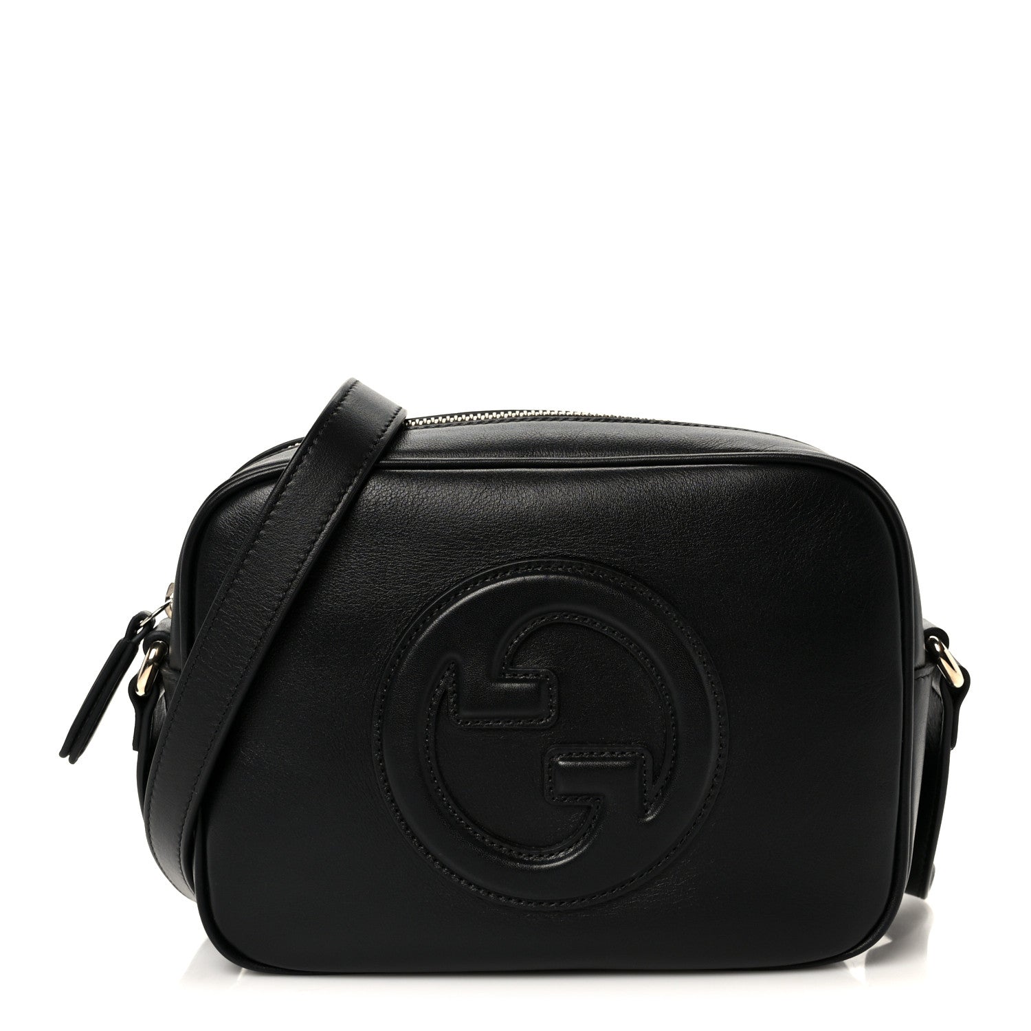Gucci Sweetbread Calfskin Mini Blondie Bag Black