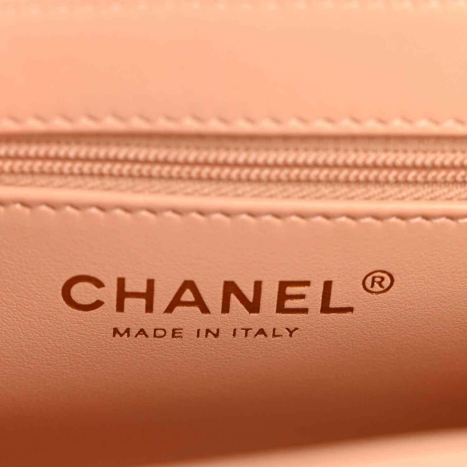 Chanel Shiny Aged Calfskin Quilted Nano Kelly Shopper Beige